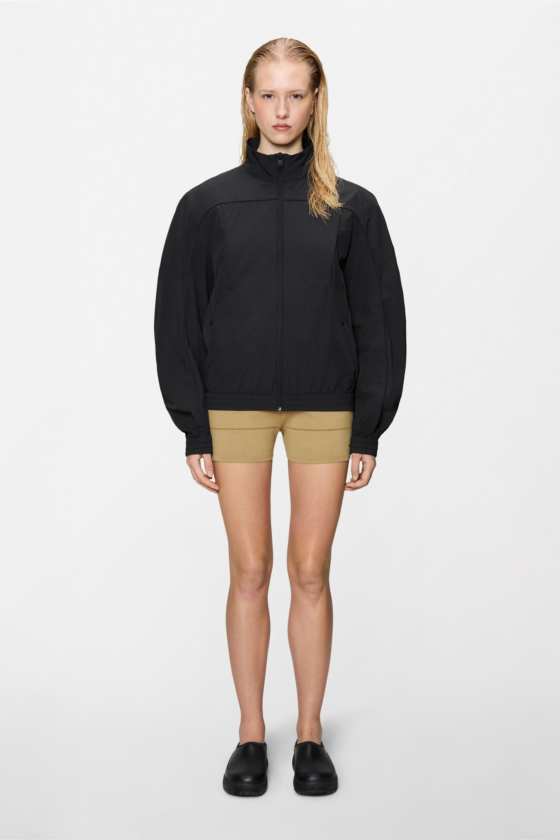 RAINS Cooldown Track Top Black Jacket