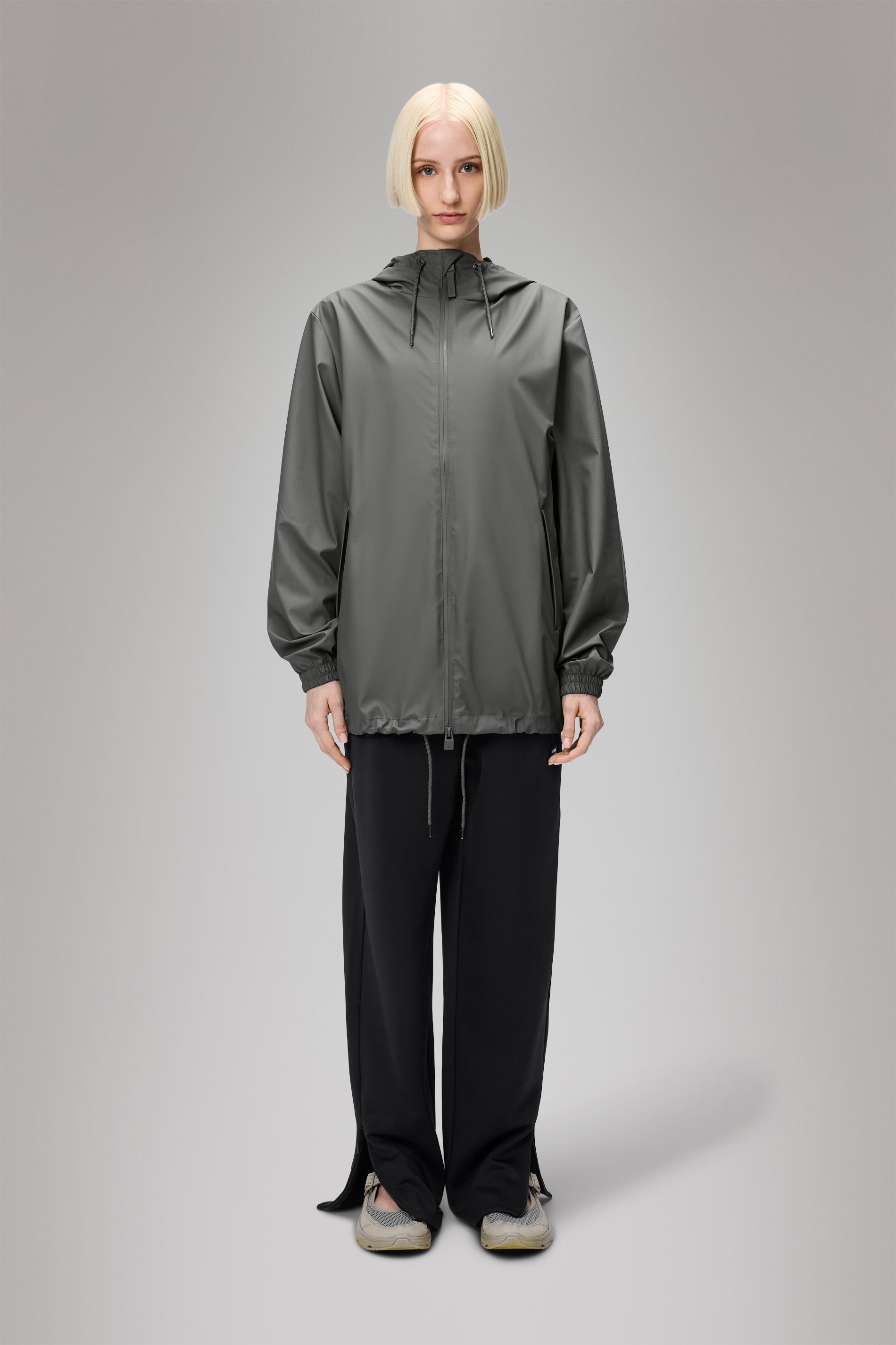 RAINS Storm Breaker Grey Jacket