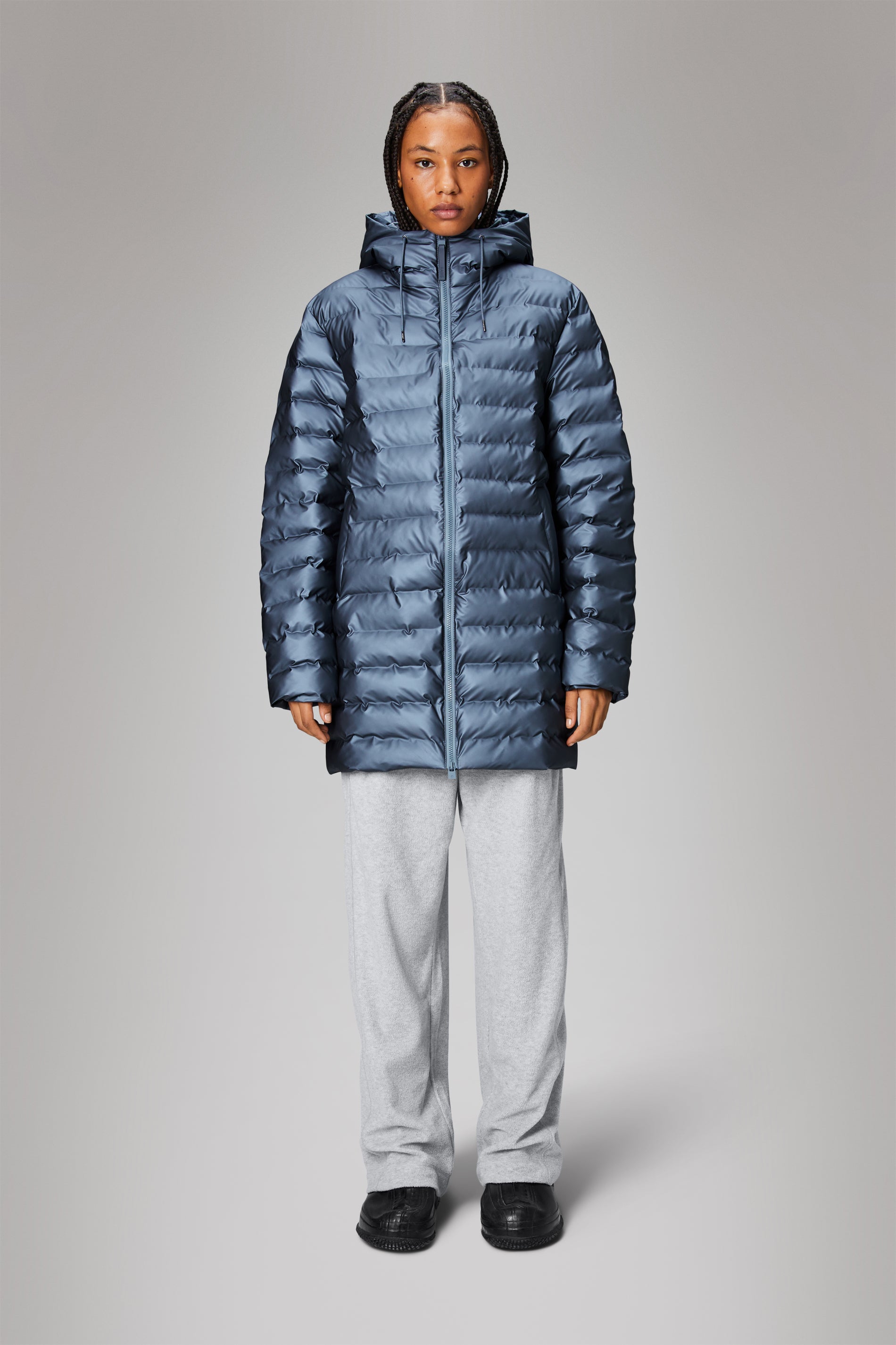 RAINS Lohja Long Puffer Jacket Bay Jacket