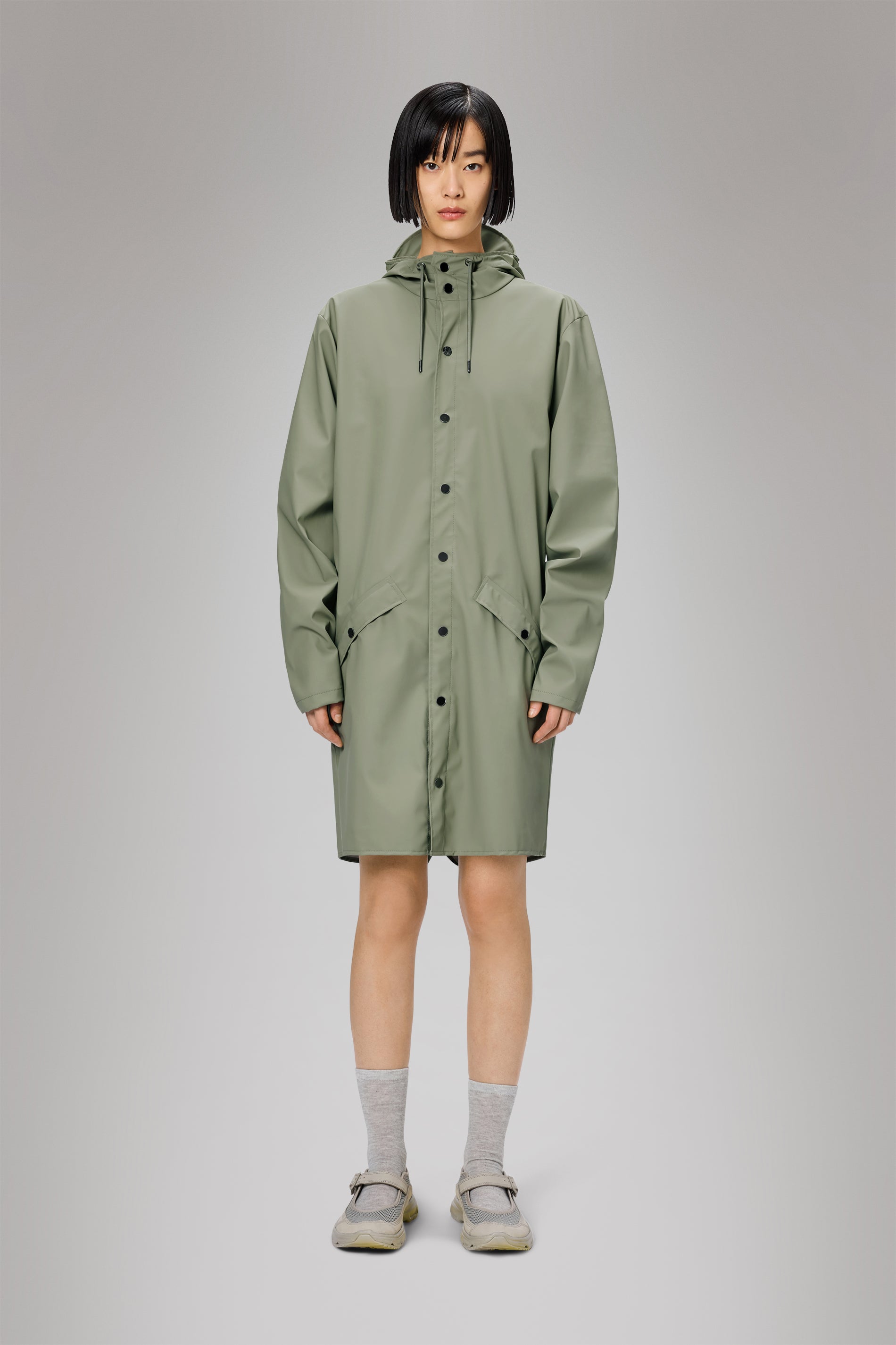 RAINS Long Jacket Drift Jacket