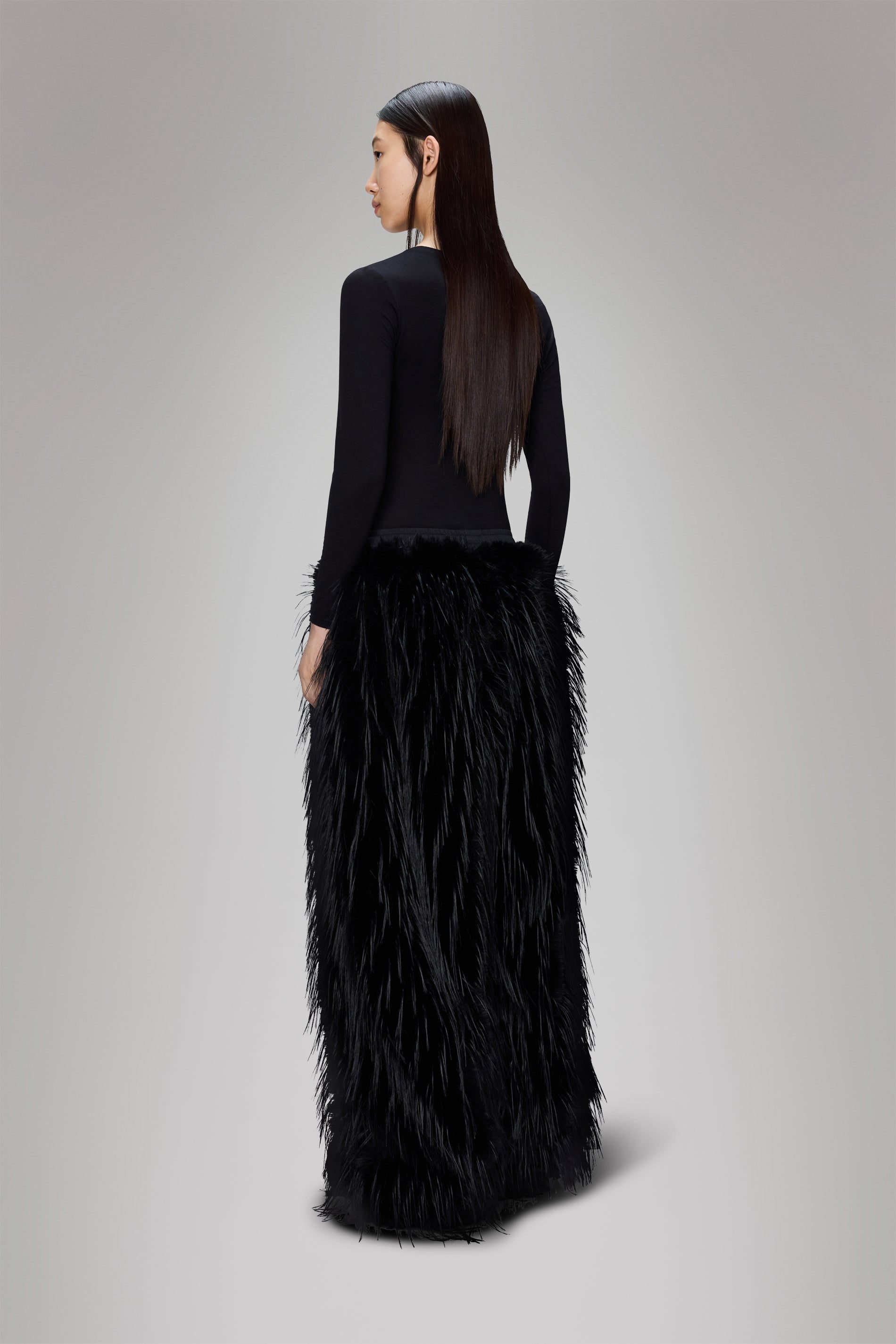 RAINS Vision Fleece Pants Black Pants