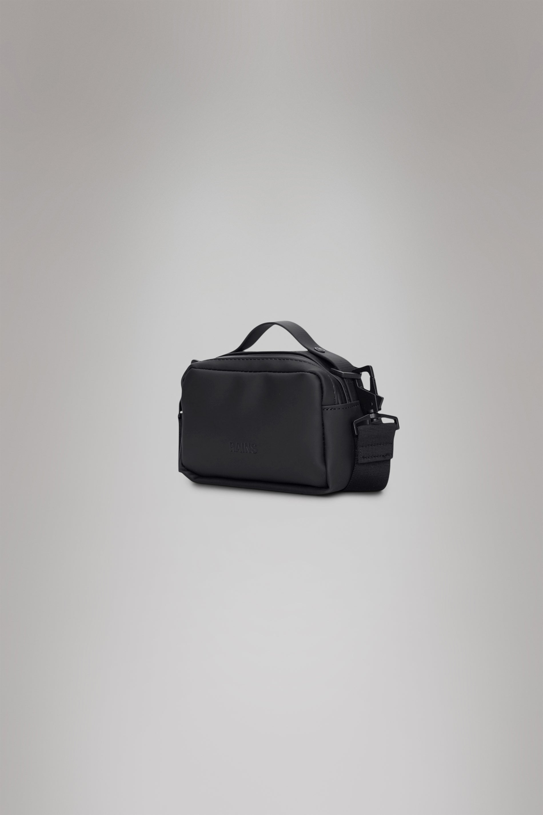 Rains Box Bag Micro Black 1.30L H11 x D7.50 x W16 cm Crossbody