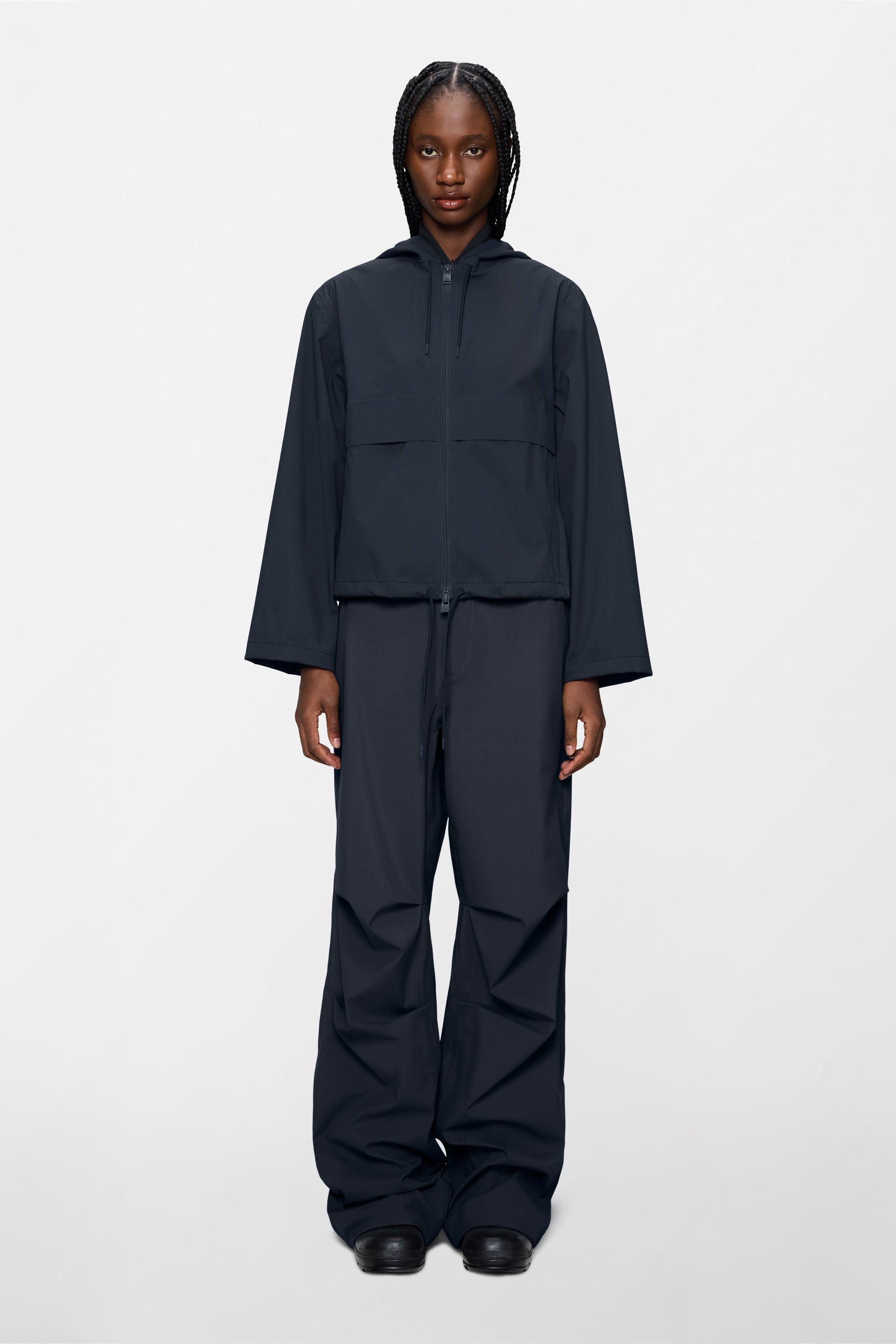 RAINS Suva Hardshell Short String W Jacket Navy Jacket