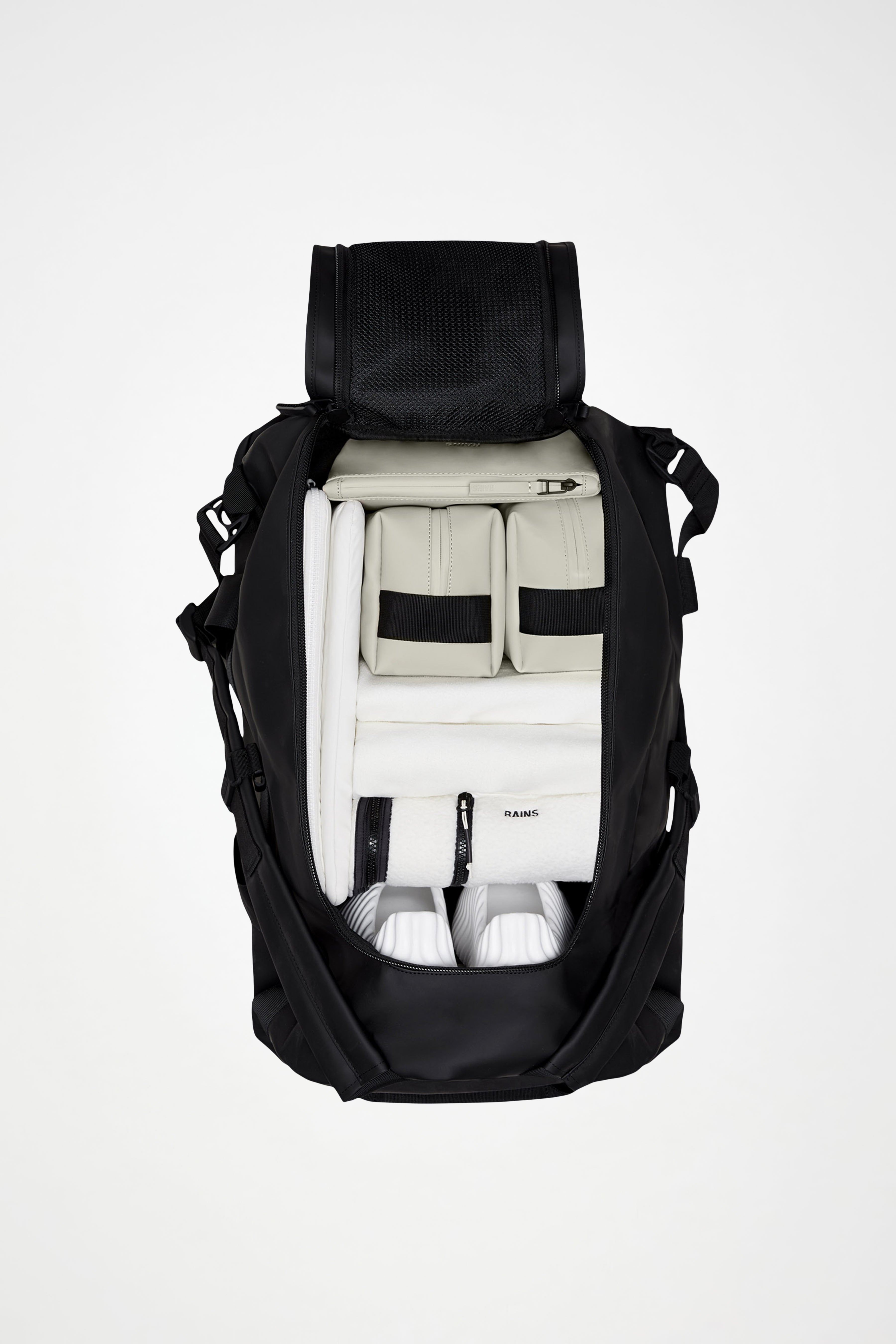 RAINS Texel Duffel Bag Small Green Duffel