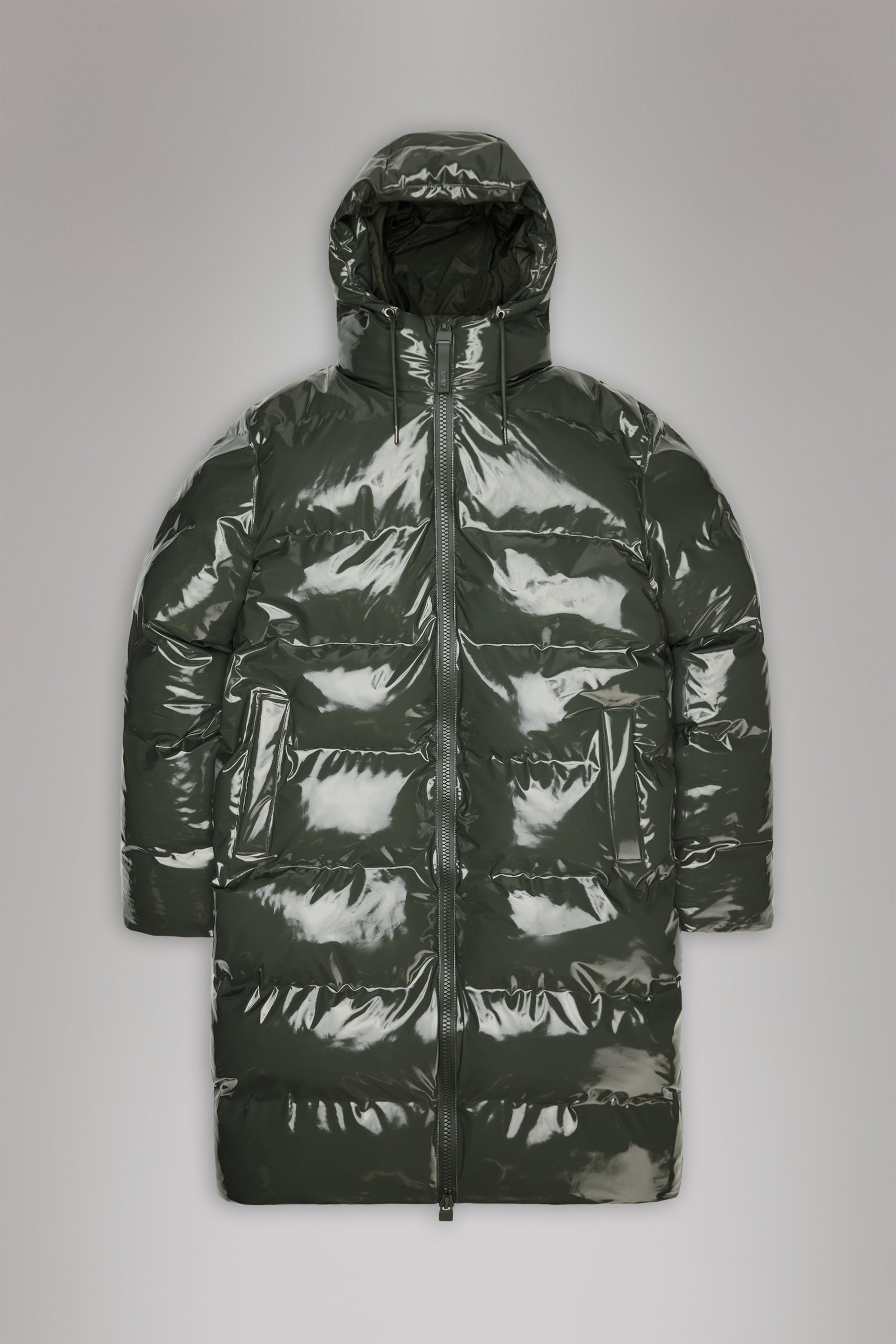 RAINS Alta Longer Puffer Jacket Swamp Jacket
