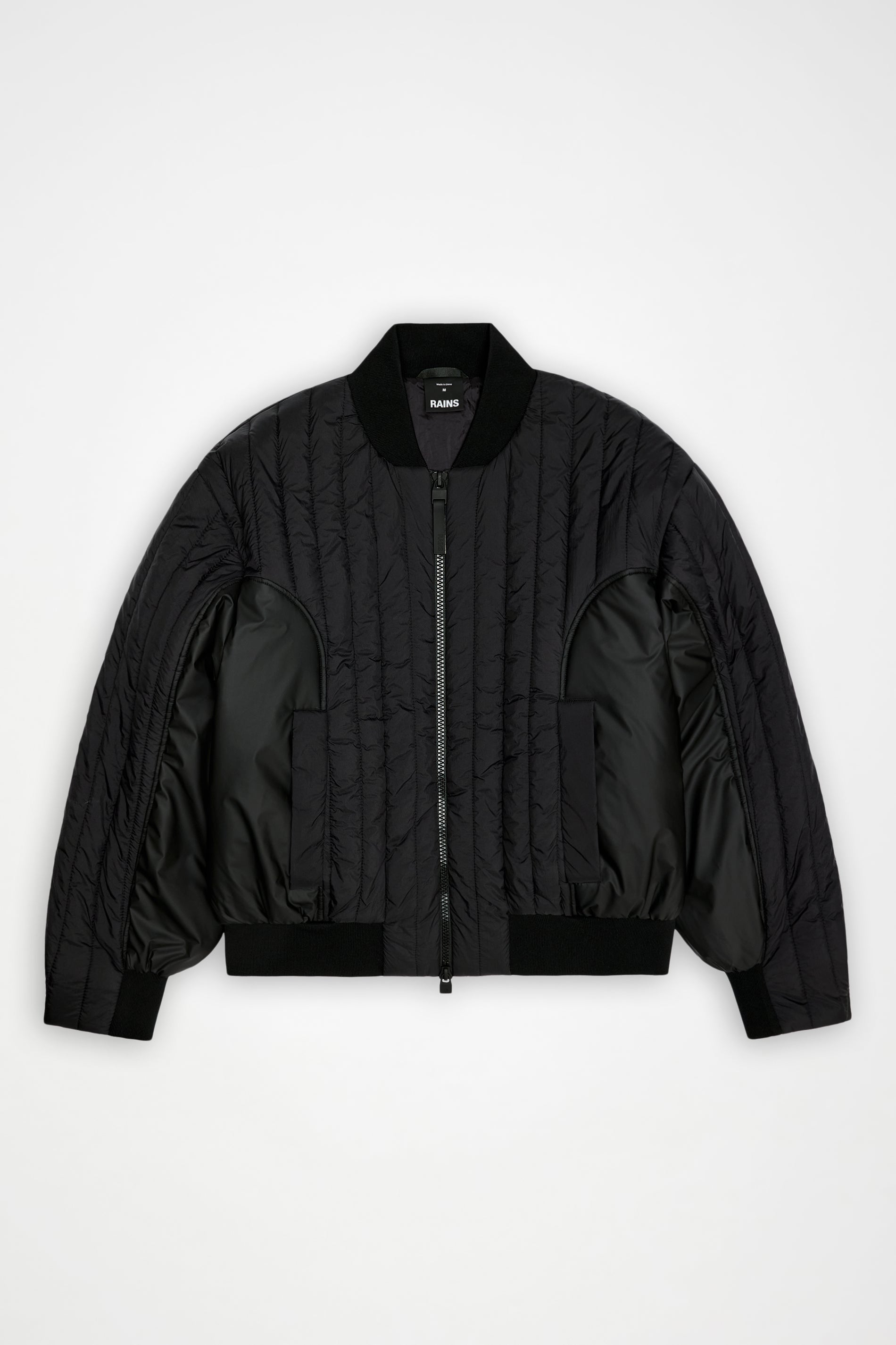 RAINS Koya Vision Bomber Jacket Black Jacket