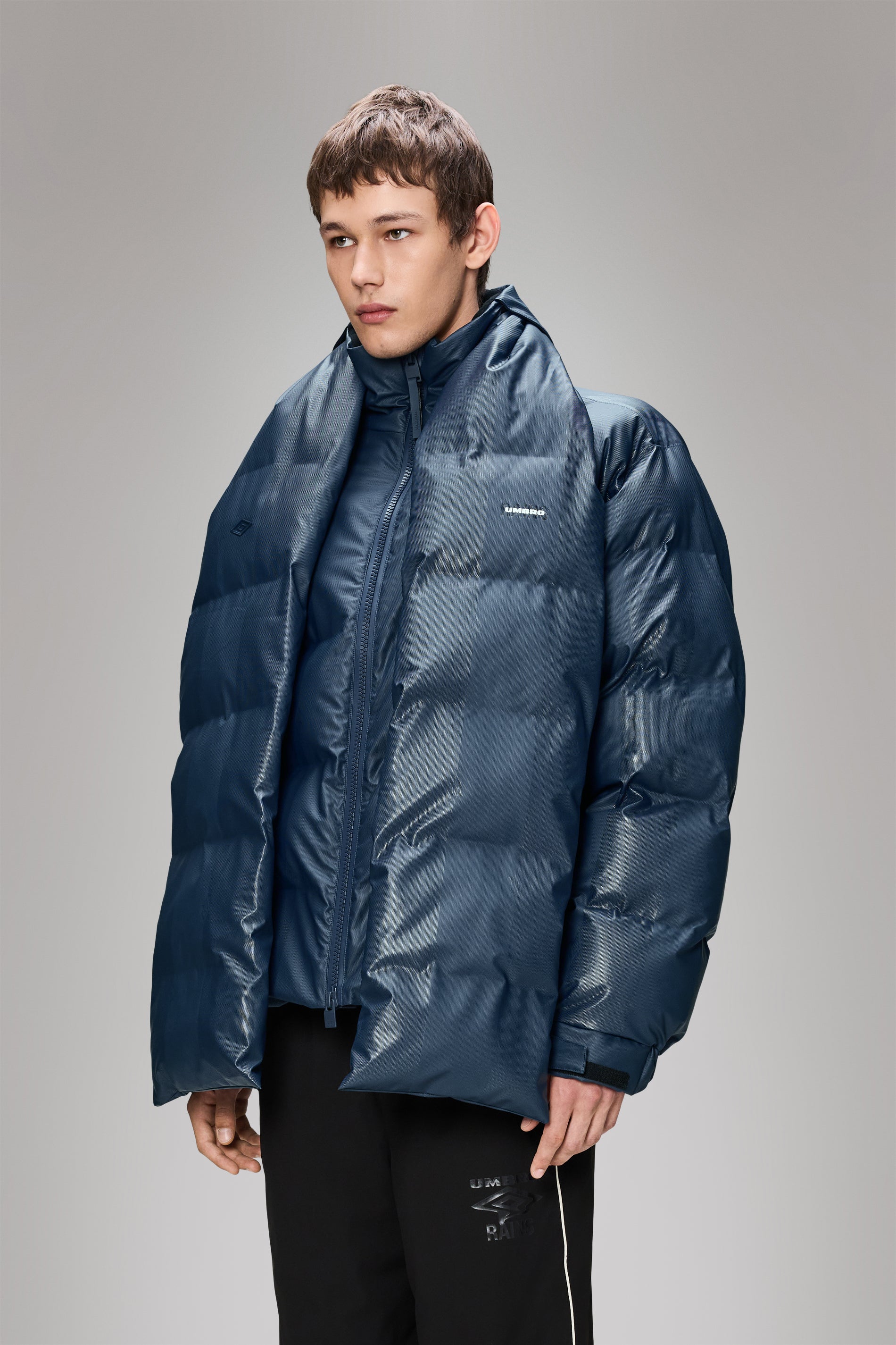RAINS Rains x Umbro Puffer Fan Jacket Major Blue Jacket