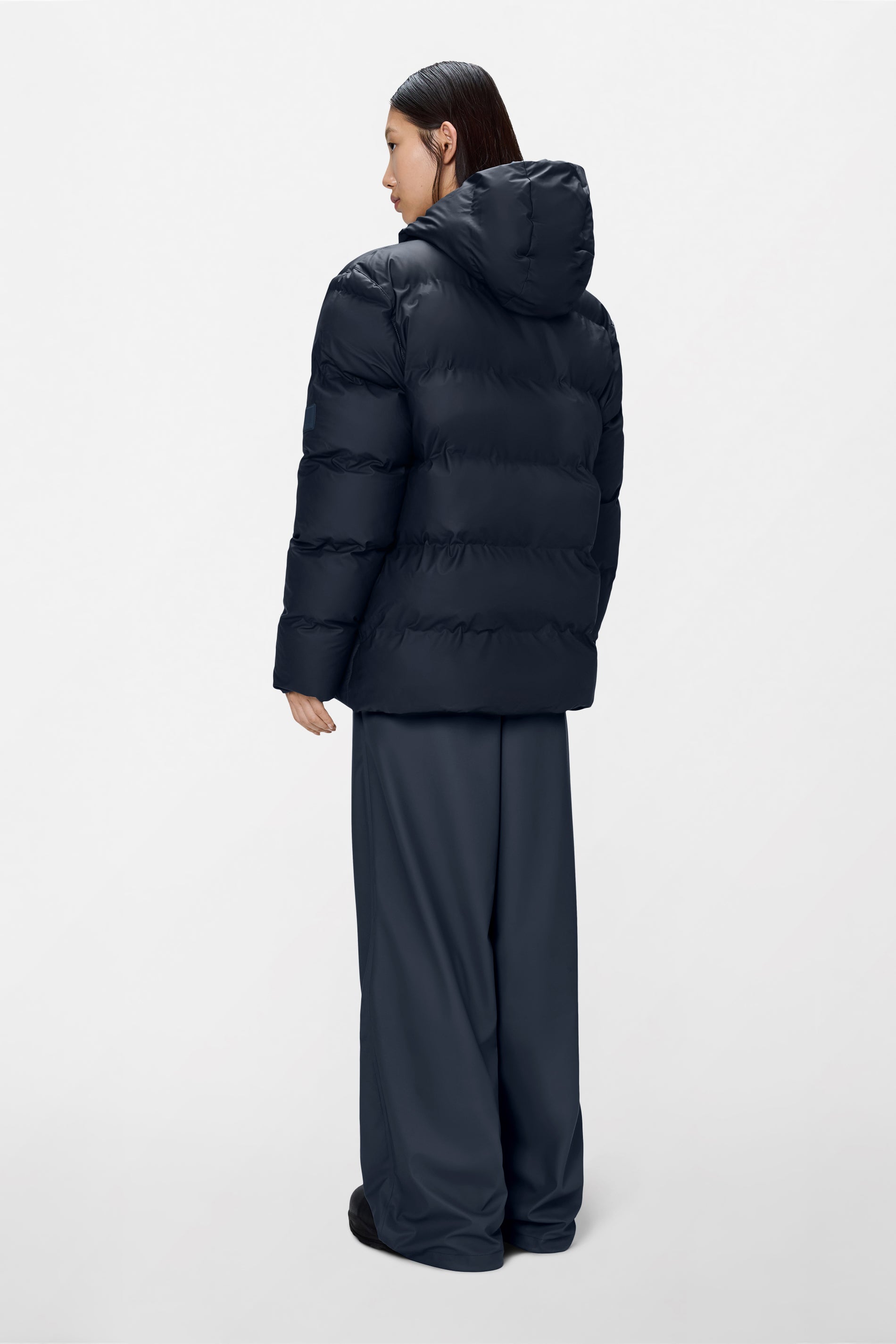 RAINS Alta Puffer Jacket Navy Jacket