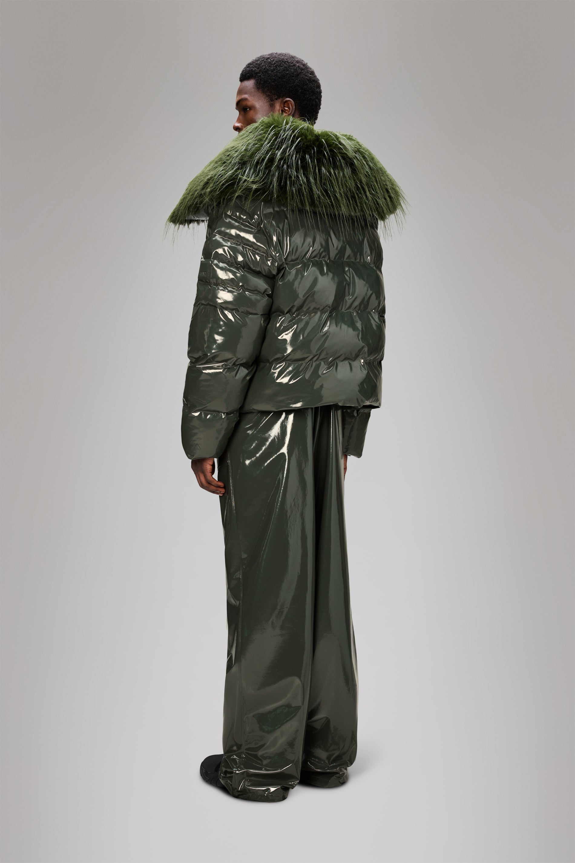 Rains Alta Vision Fleece Jacket Swamp Jacket