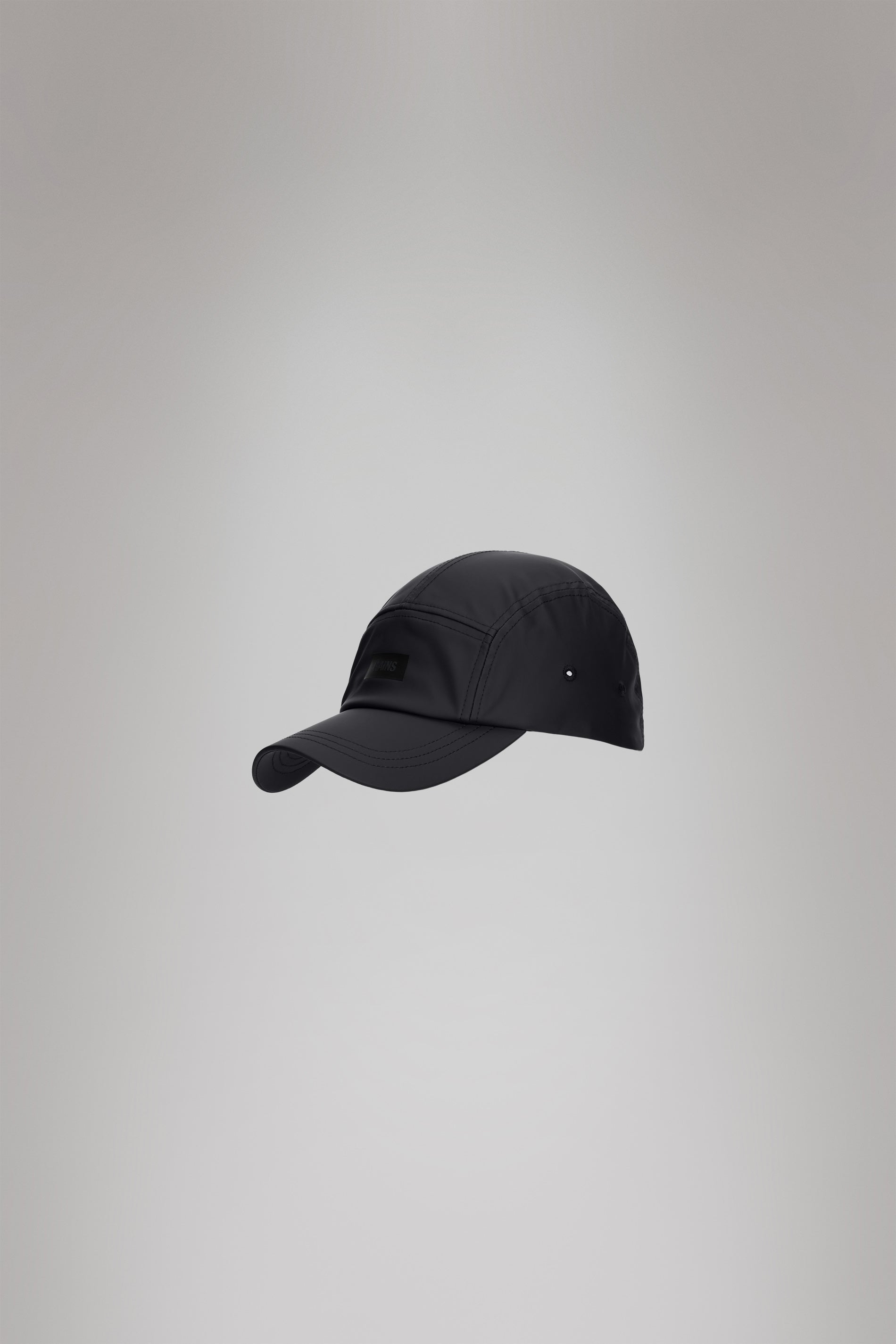 RAINS 5 Panel Cap Black Headwear
