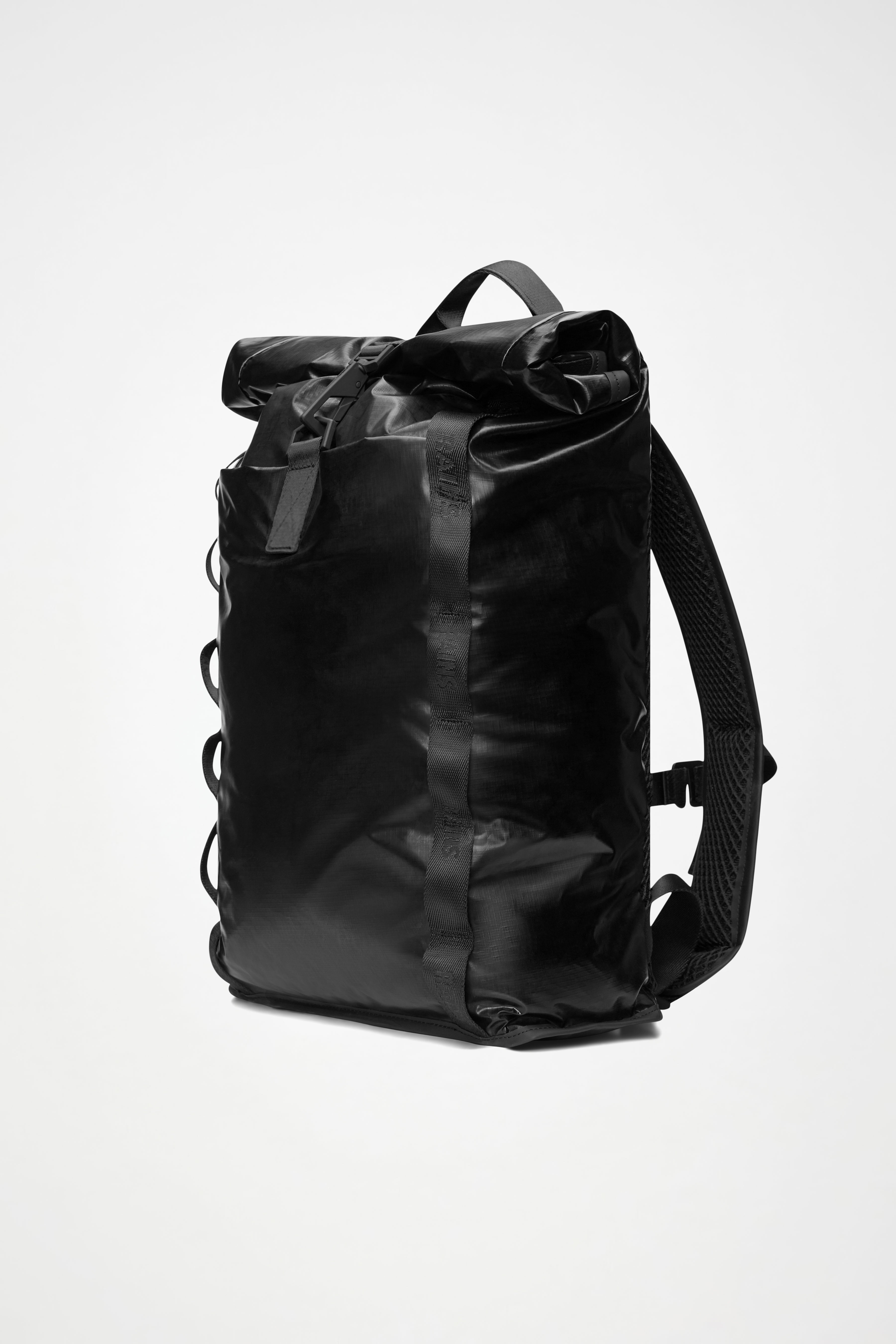 RAINS Sibu Rolltop Rucksack Black 20.50L H46 x D12 x W30 cm Backpack