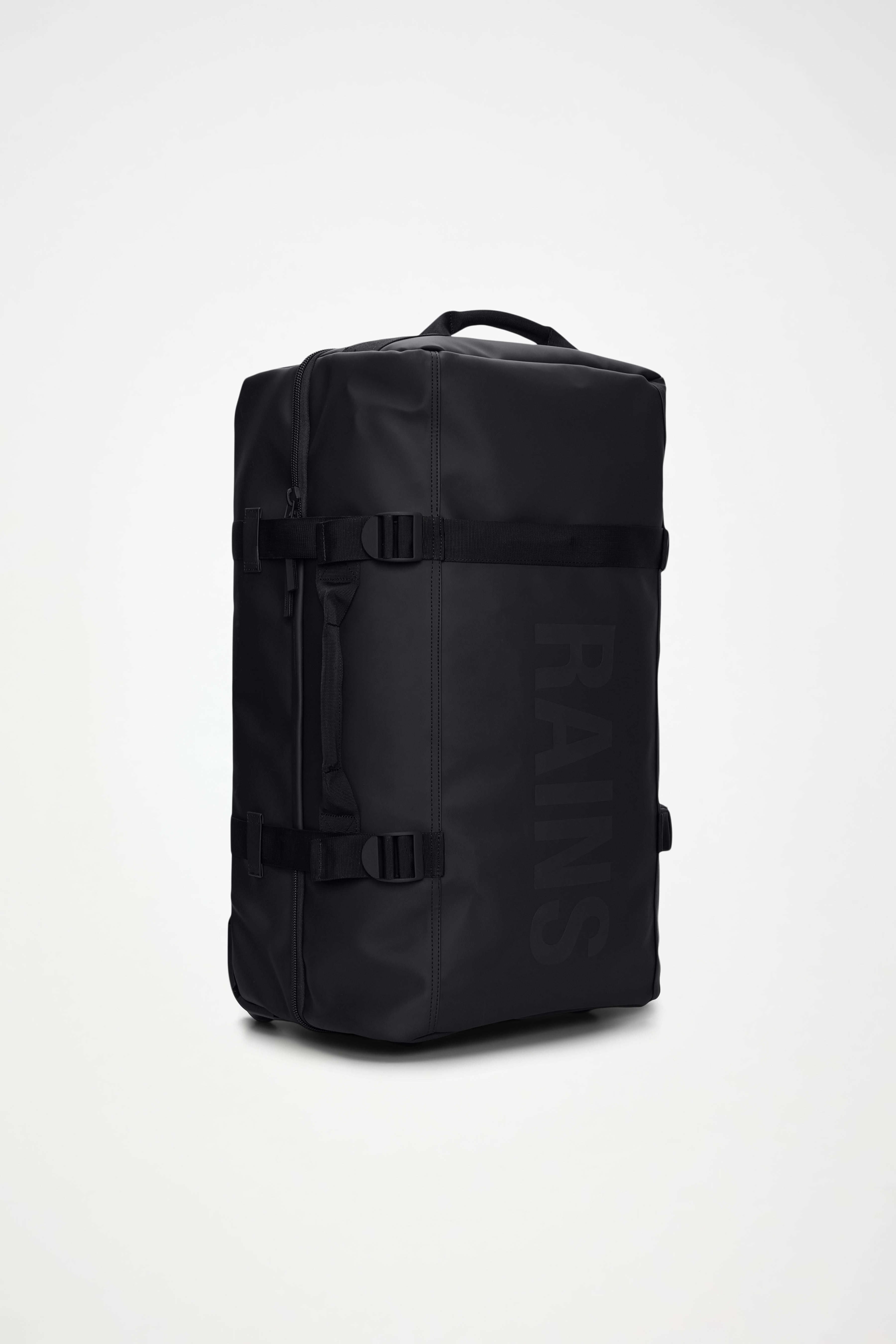 RAINS Texel Check-in Bag Black 62L H66 x D31 x W38 cm Suitcase