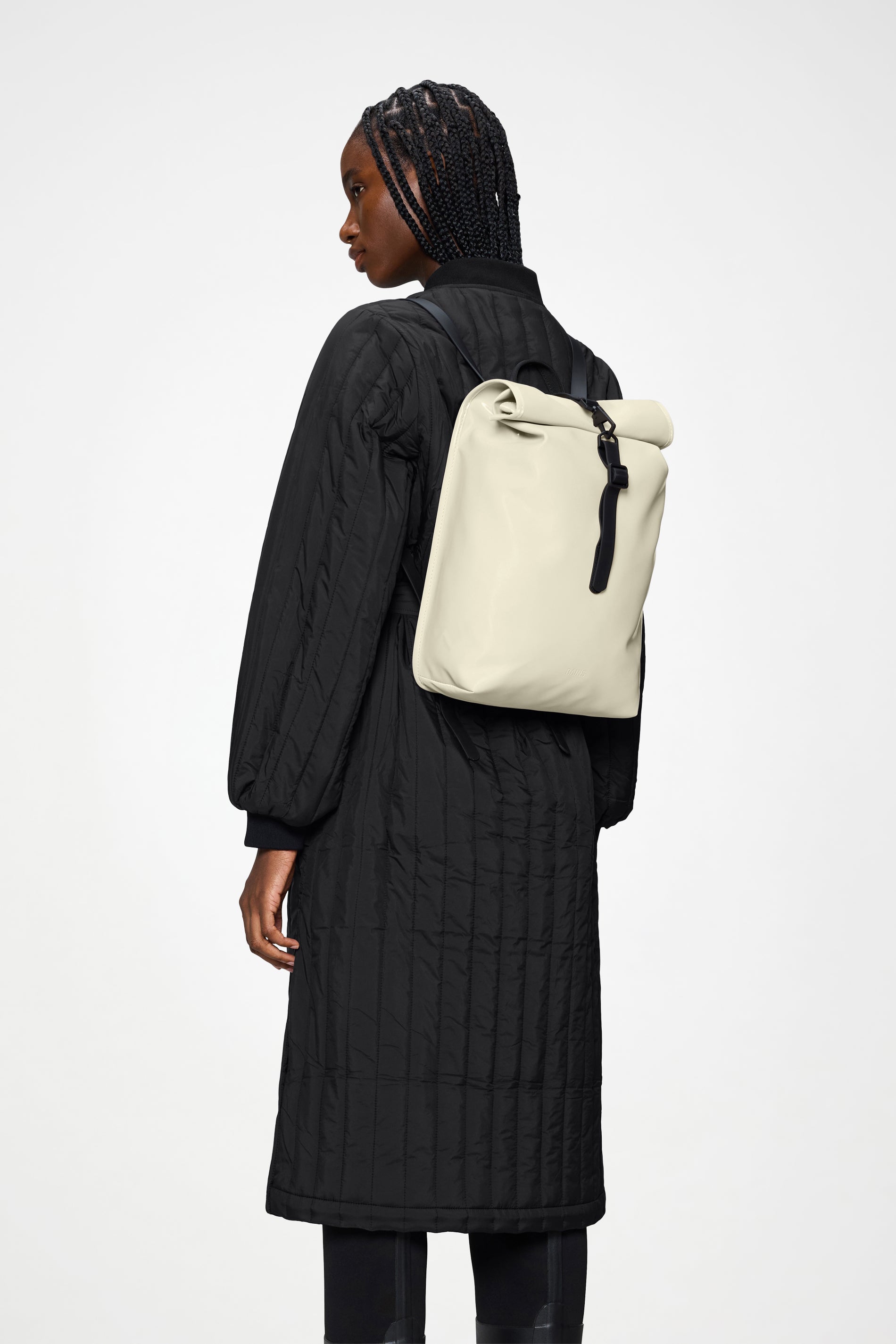 RAINS Rolltop Rucksack Mini Shore 10L H50 x D10 x W27 cm Backpack