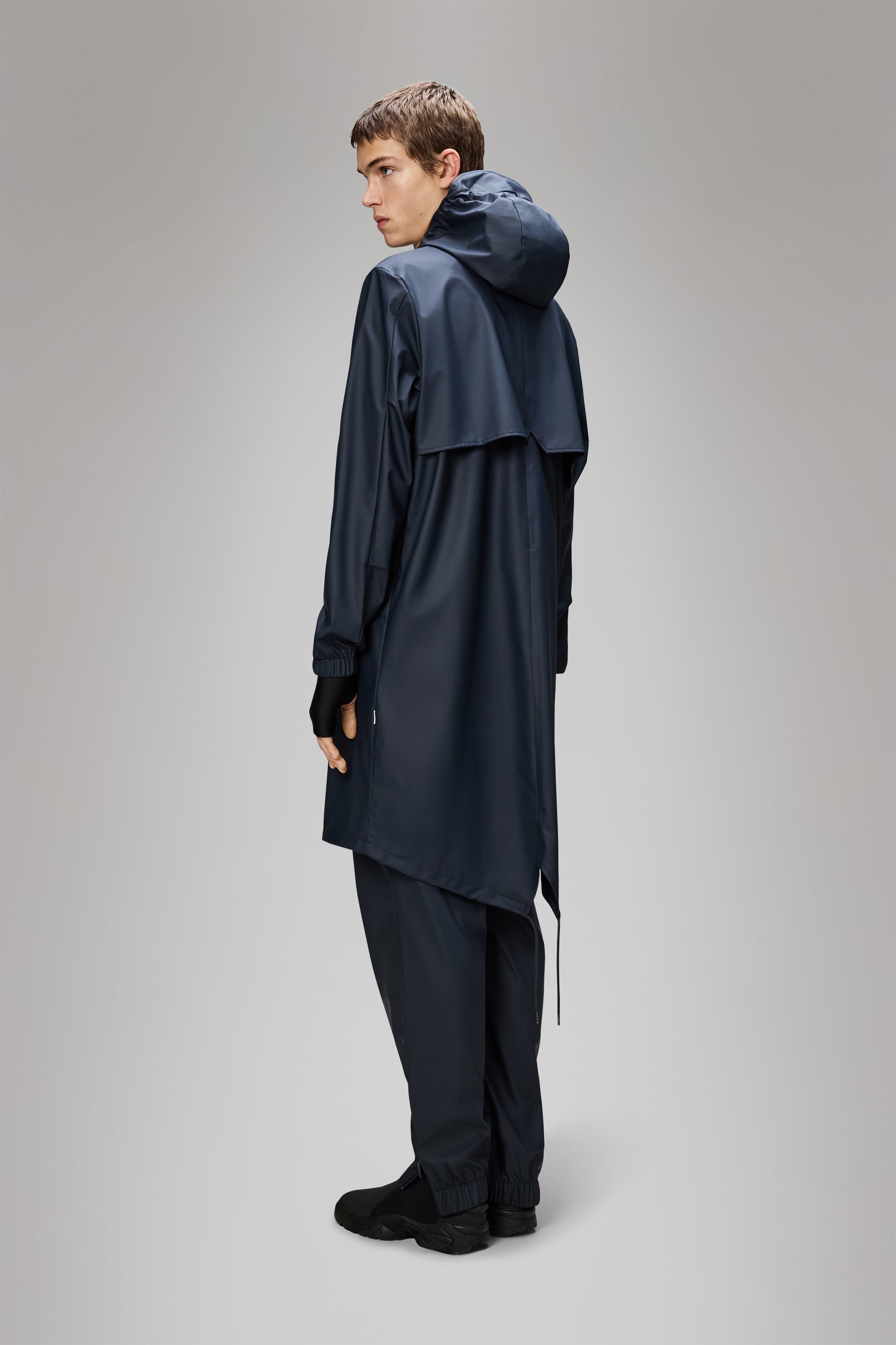 Rains Fishtail Parka Navy Jacket