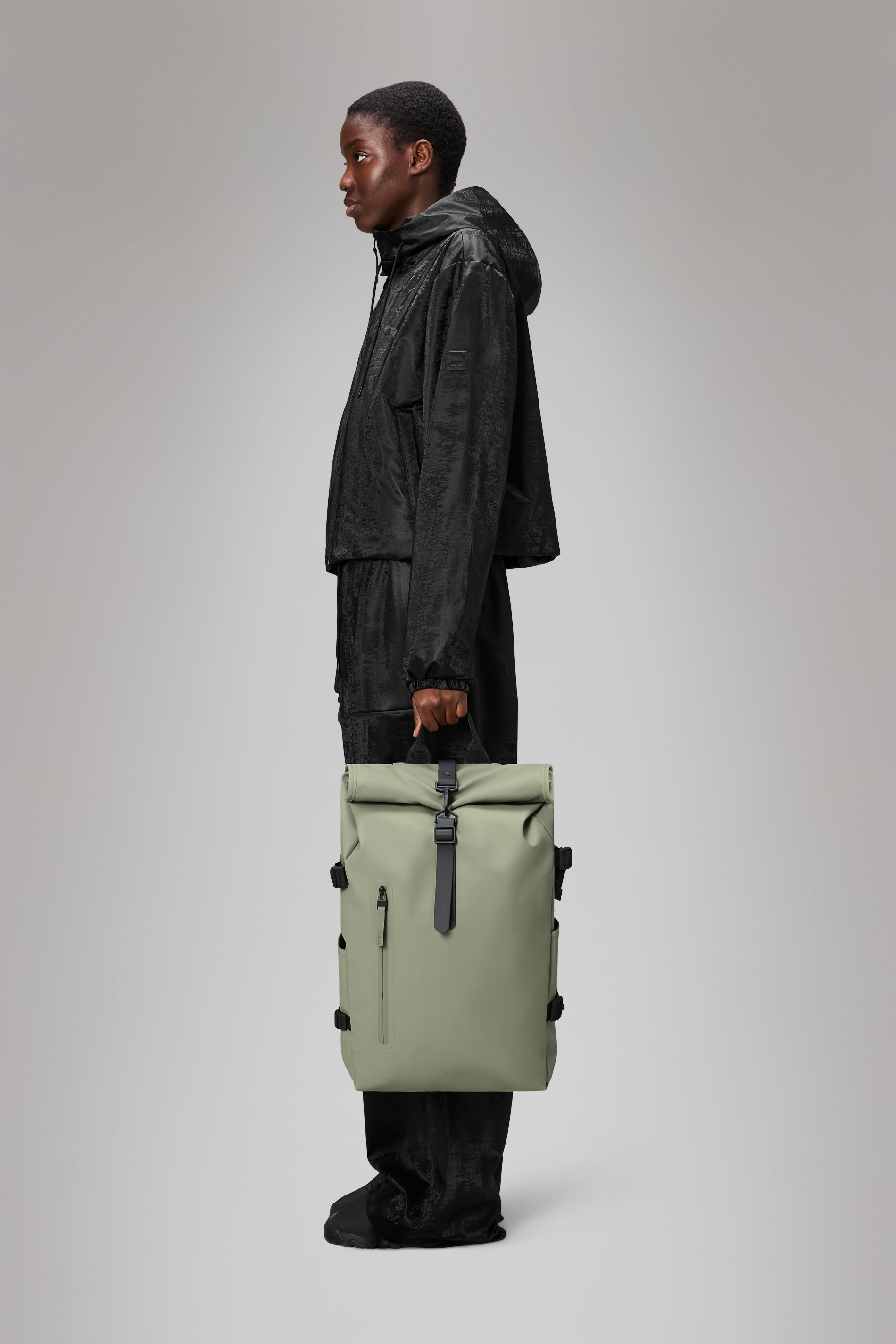 RAINS Rolltop Rucksack Large Drift 23L H63 x D14 x W32 cm Backpack