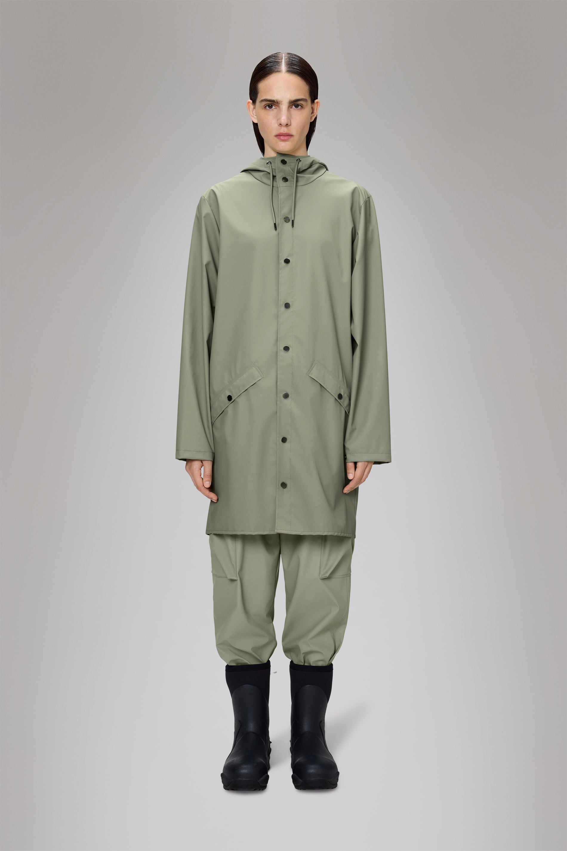 RAINS Long Jacket Drift Jacket