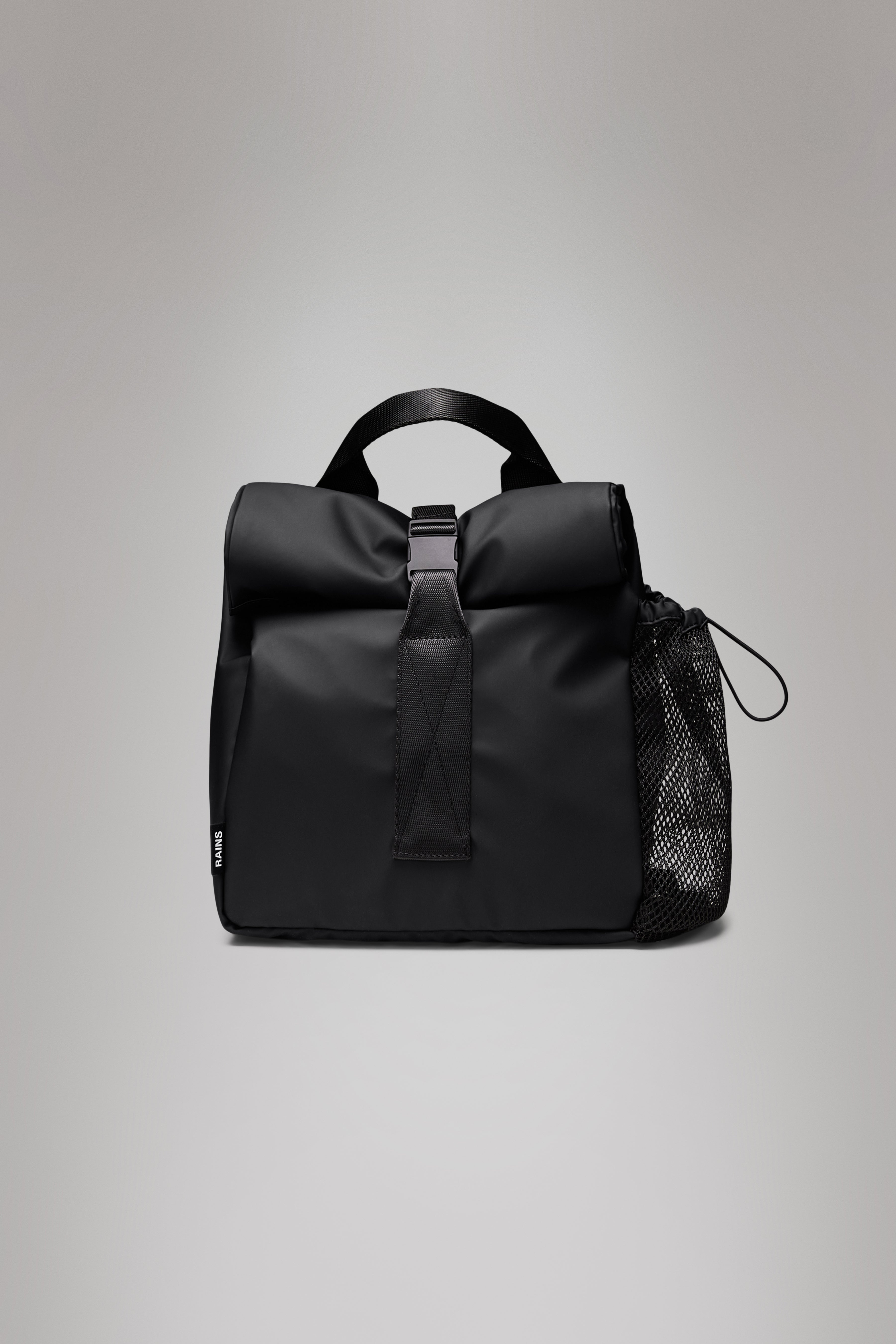Rains Lunch Bag Large Black 13.50L H38 x D14 x W24 cm Lunch Bag