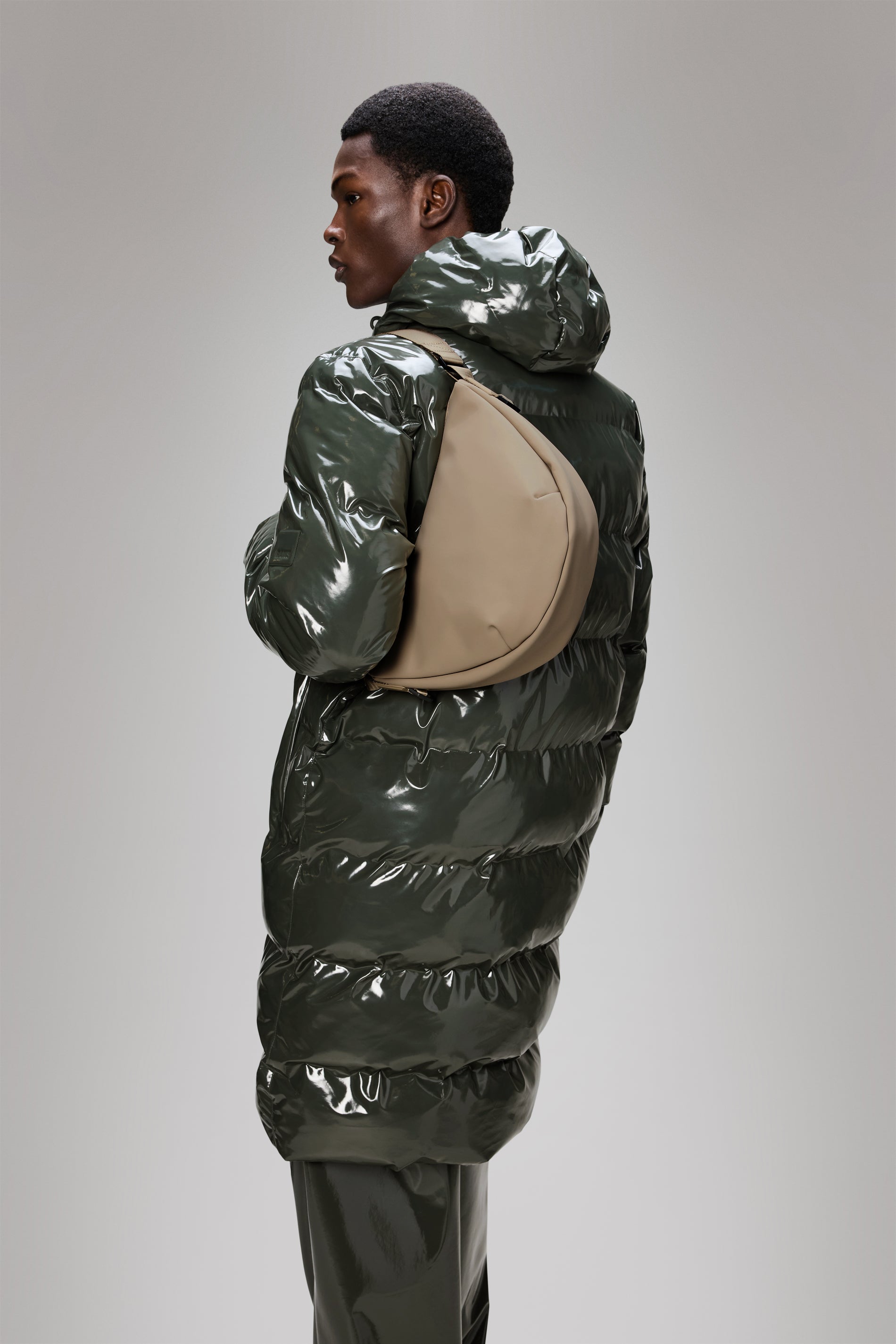 RAINS Valera Shoulder Bag Beige Crossbody