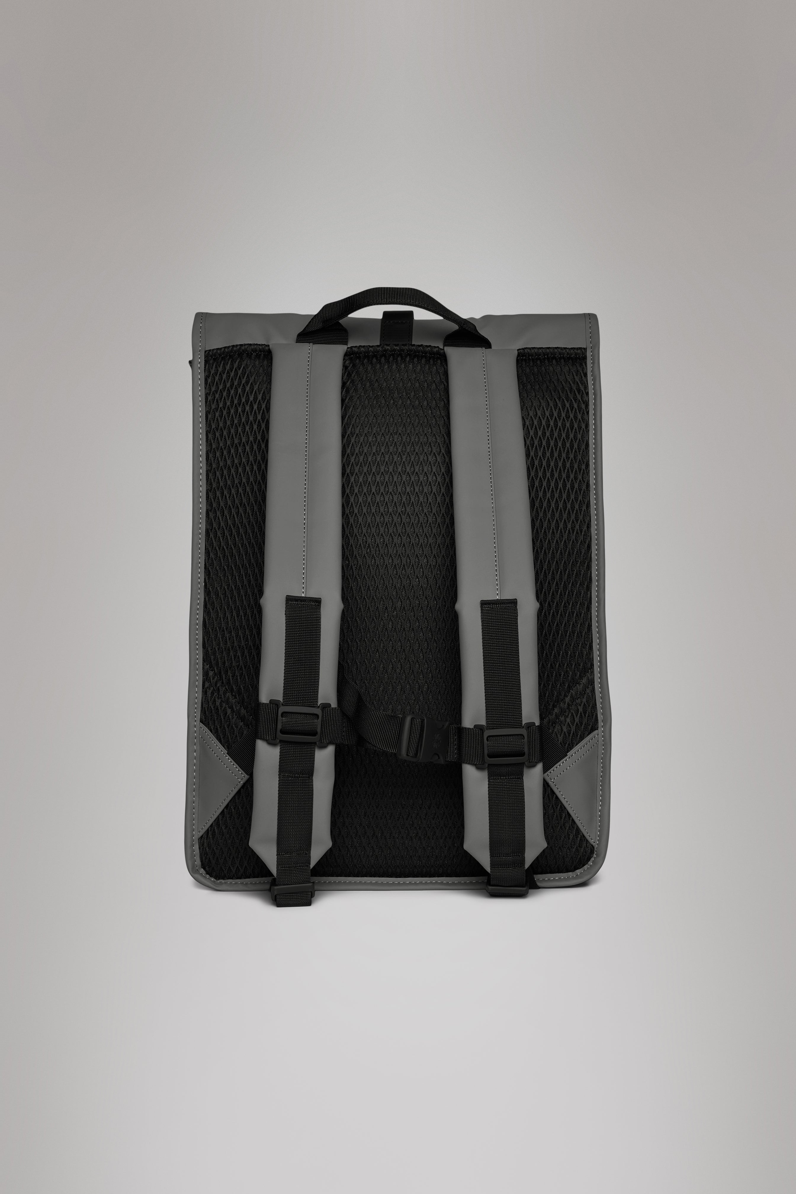 RAINS Rolltop Rucksack Grey 17L H48 x D11 x W32 cm Backpack