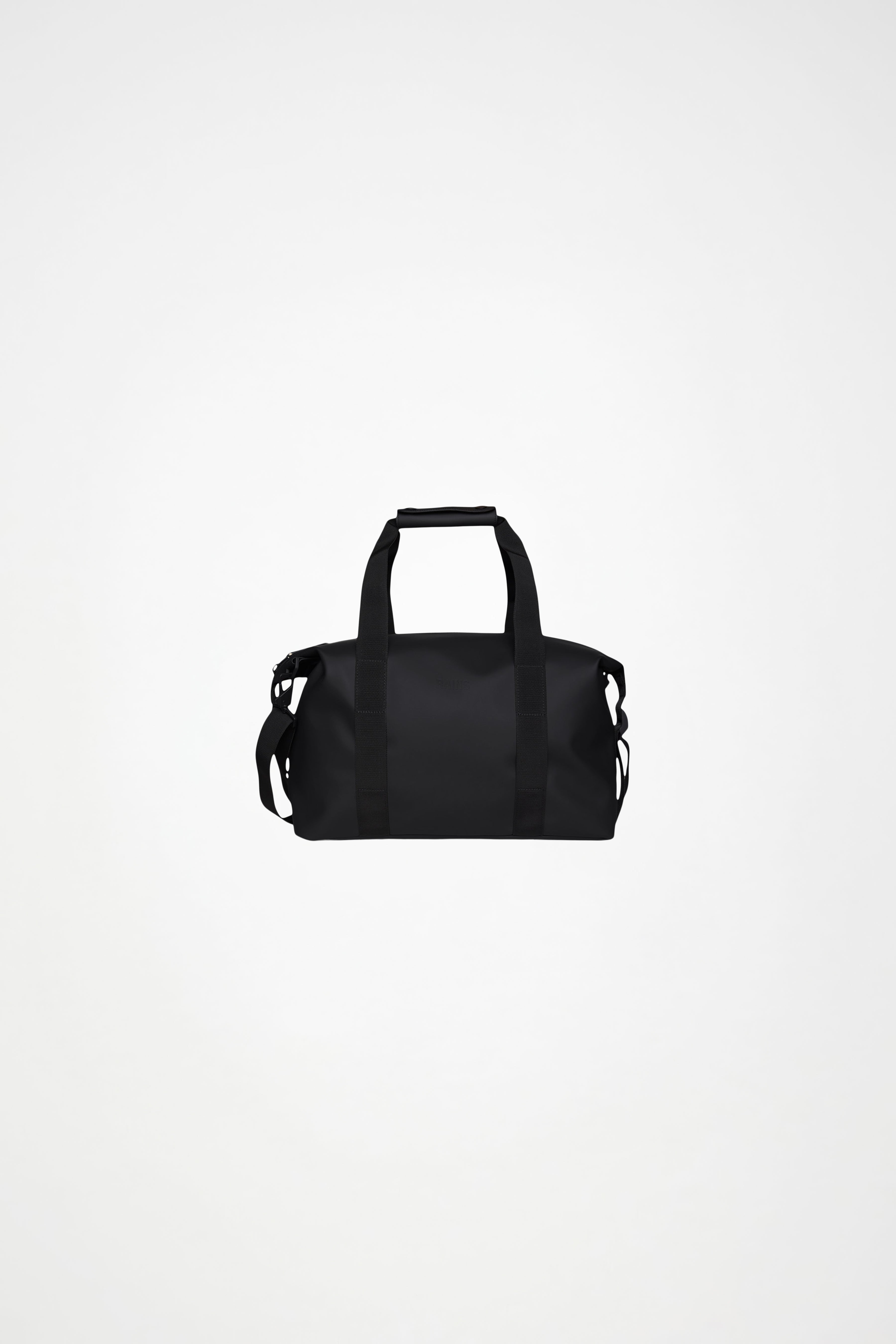 RAINS Hilo Weekend Bag Small Black 18L H26 x D20 x W40 cm Weekender