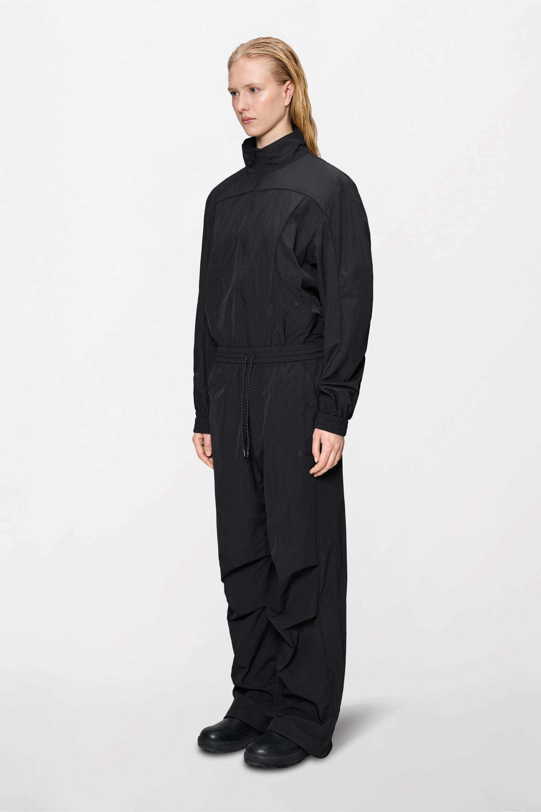 RAINS Cooldown Track Pants Black Pants