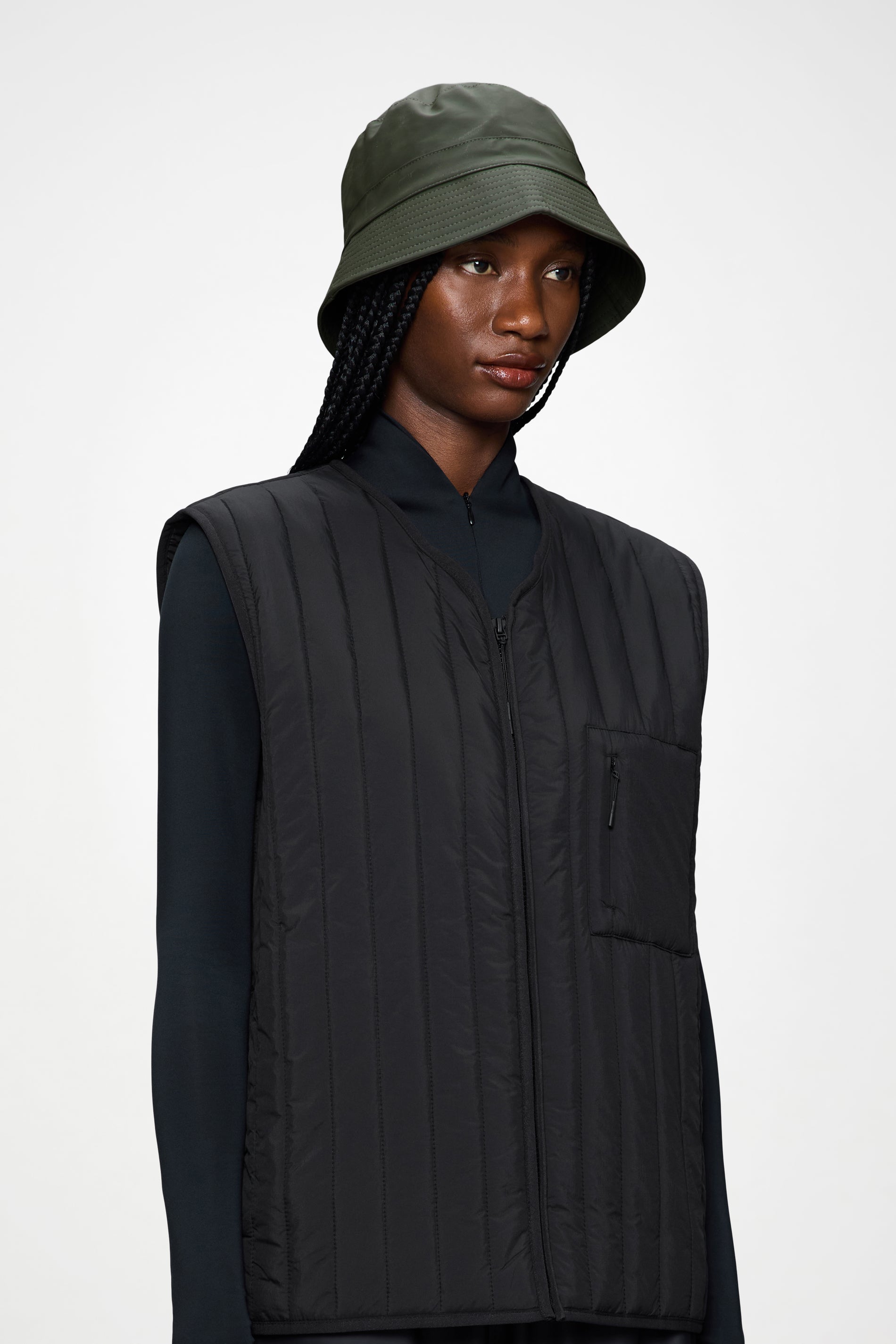 RAINS Bucket Hat Green Headwear