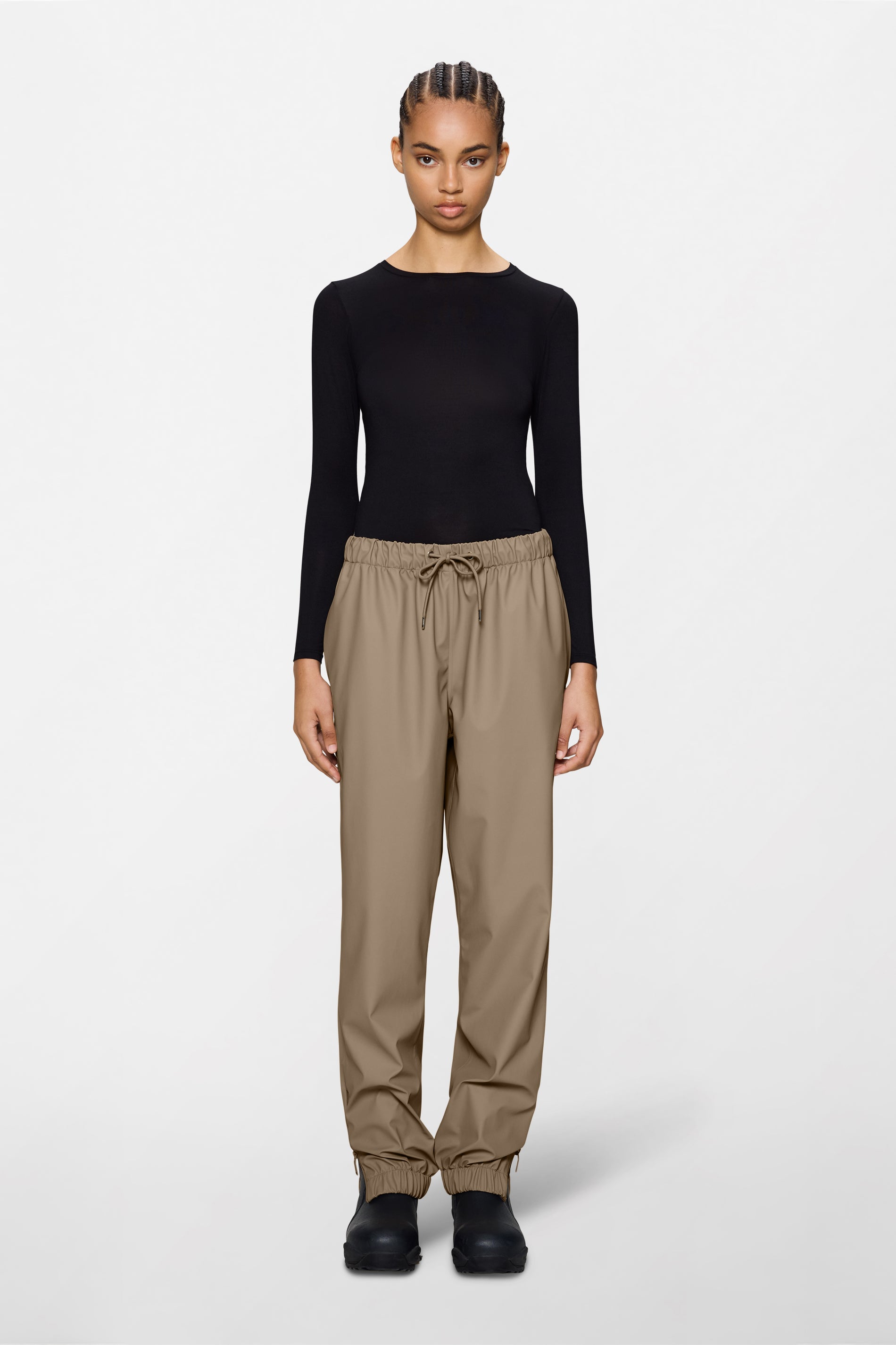 RAINS Rain Pants Regular Beige Pants