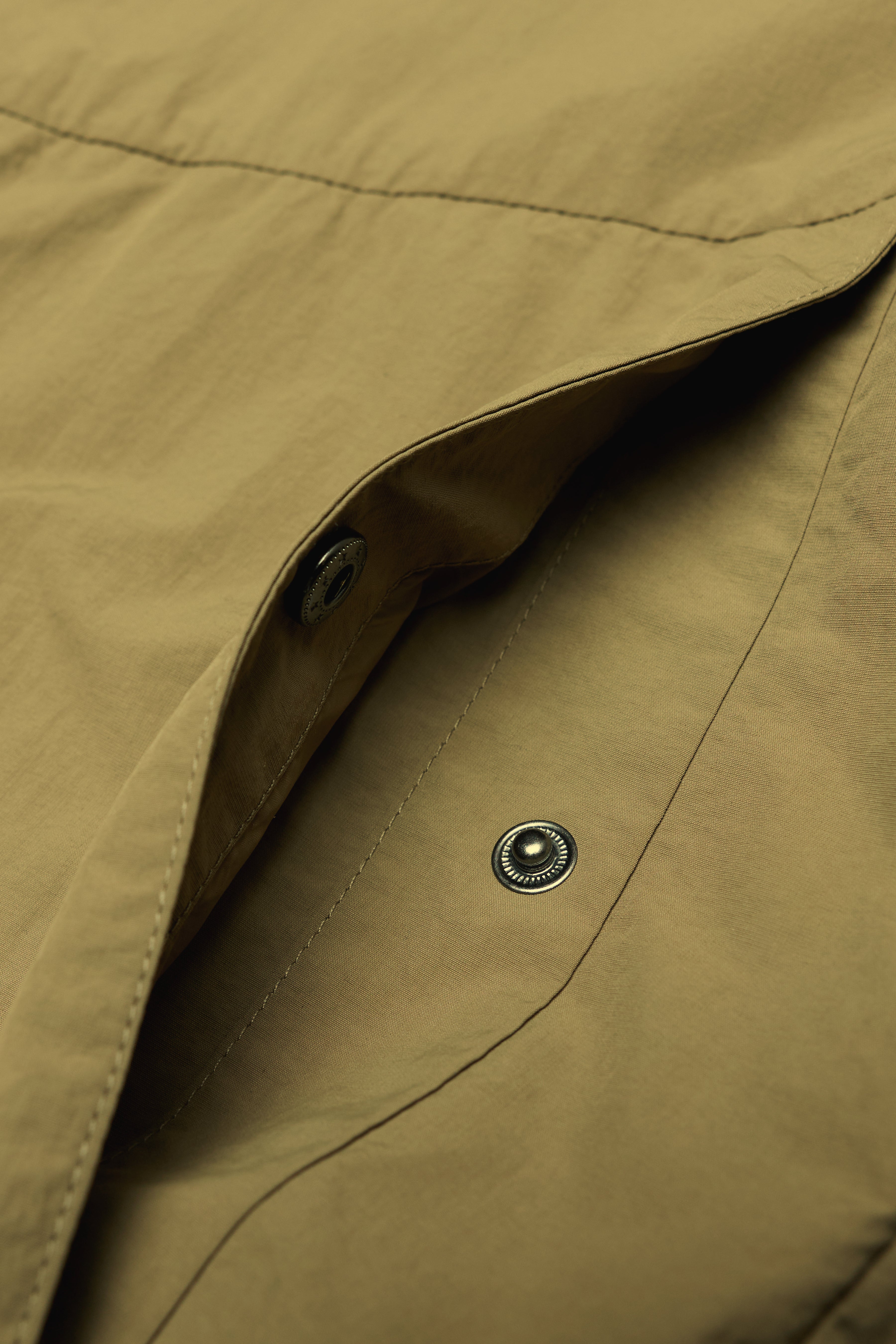 RAINS Cooldown Pocket Track Top Fawn Jacket