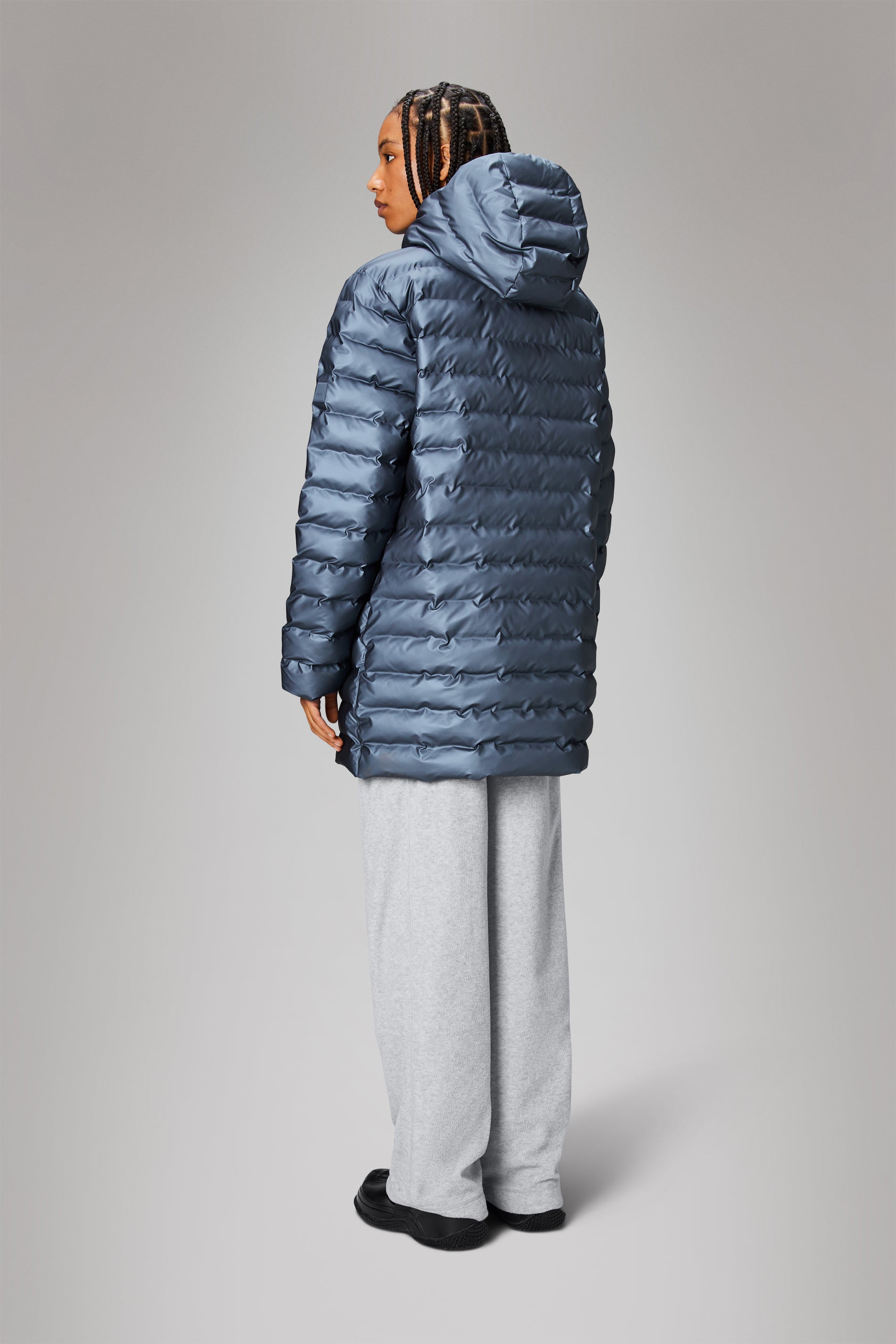 RAINS Lohja Long Puffer Jacket Bay Jacket