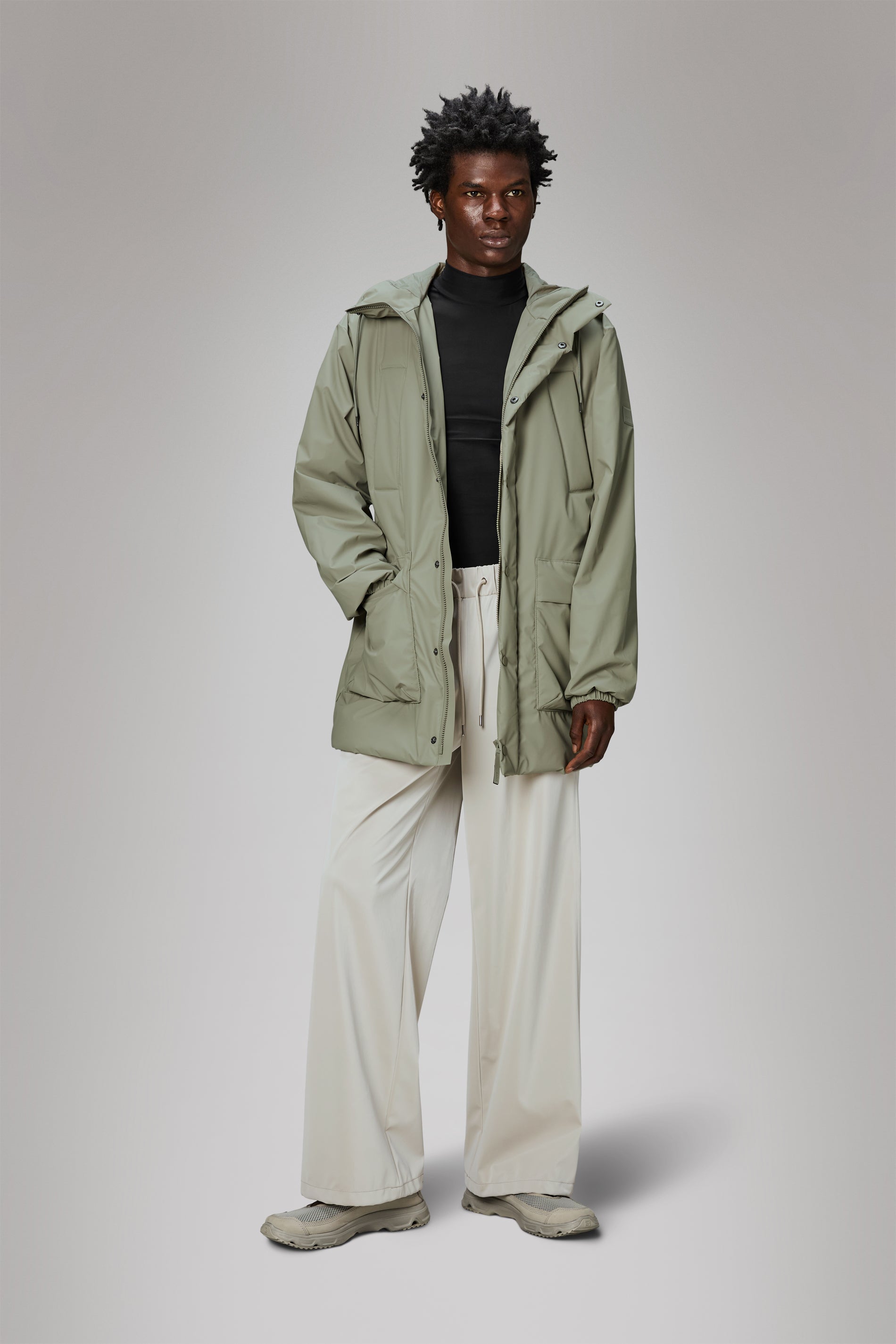 RAINS Lohja Long Insulated Cargo Jacket Drift Jacket
