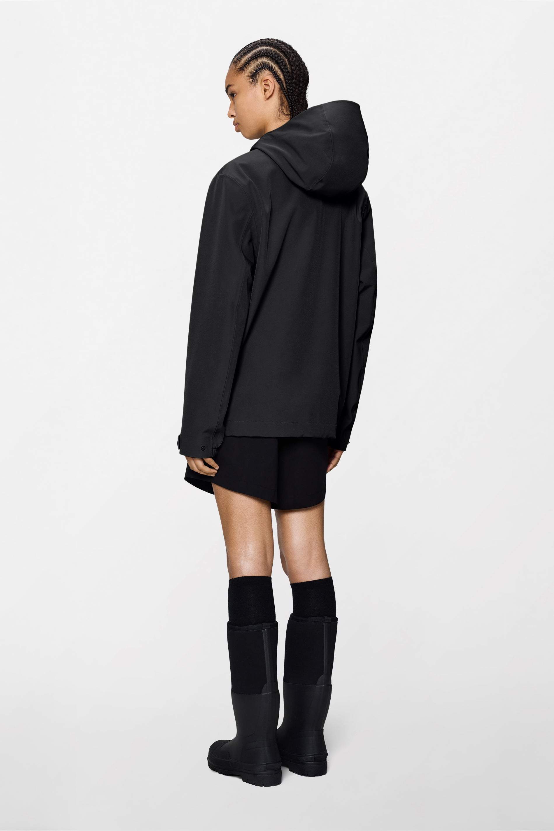 RAINS Suva Softshell Jacket Black Jacket