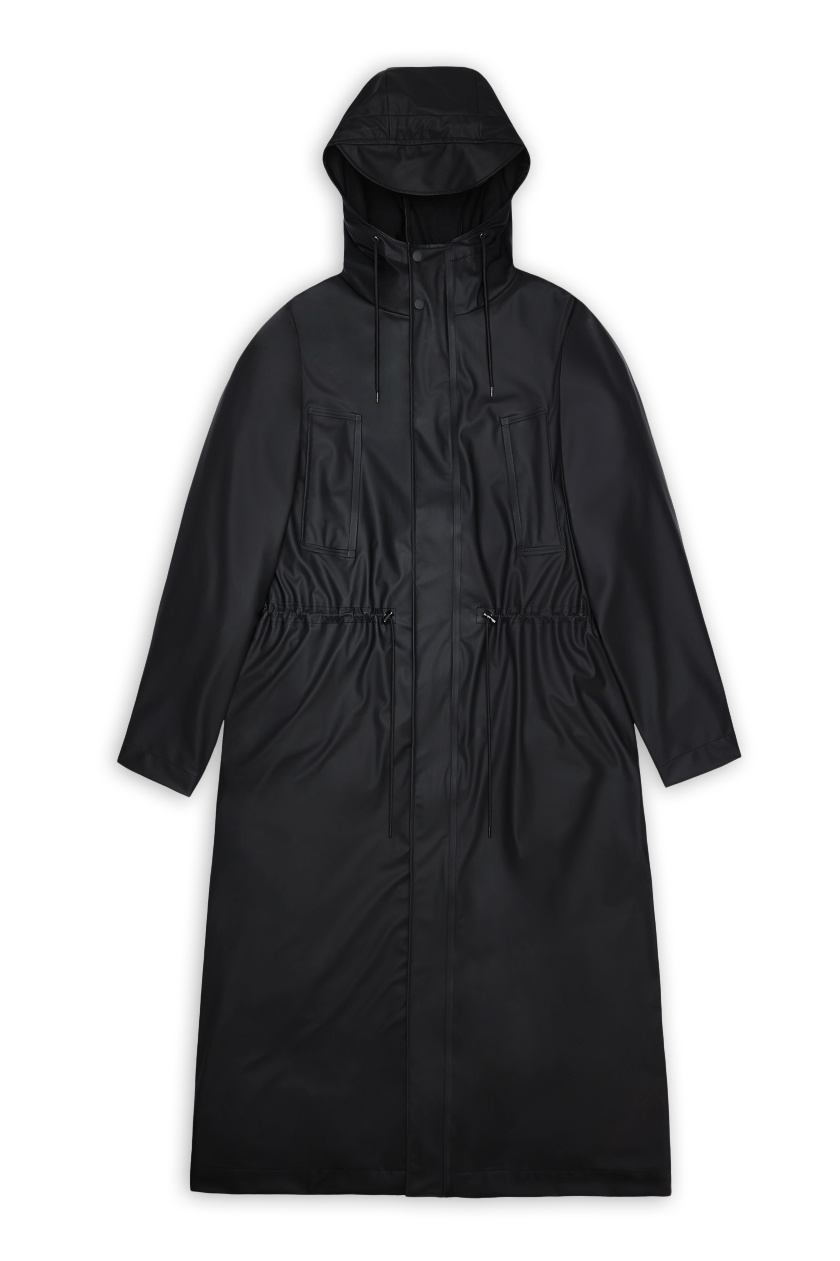 RAINS Bold Longest Jacket Black Jacket