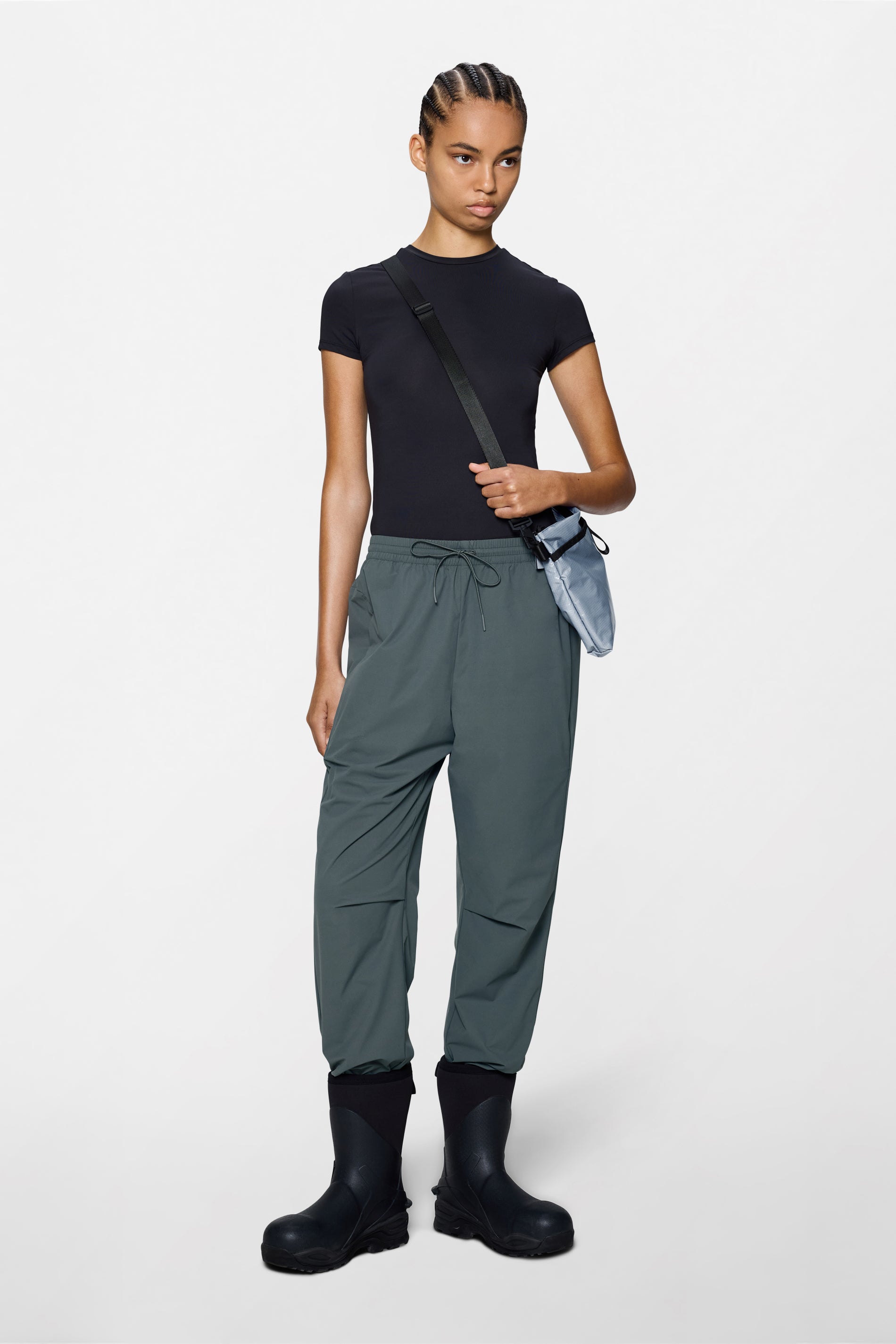 RAINS Mito Pants Regular Dark Grey Pants