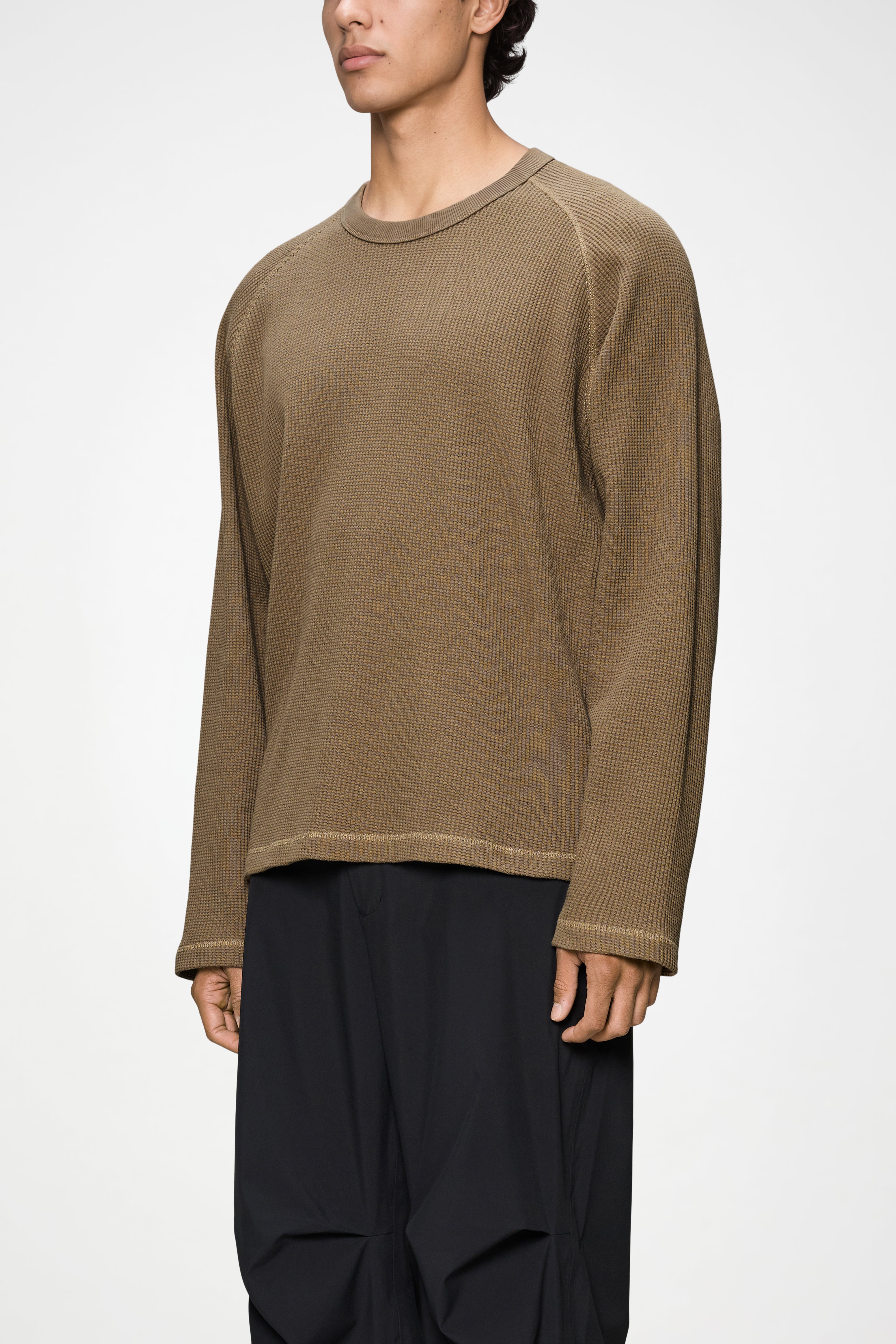 RAINS Waffle Long Sleeve T-Shirt Rains Splinter Long Sleeve