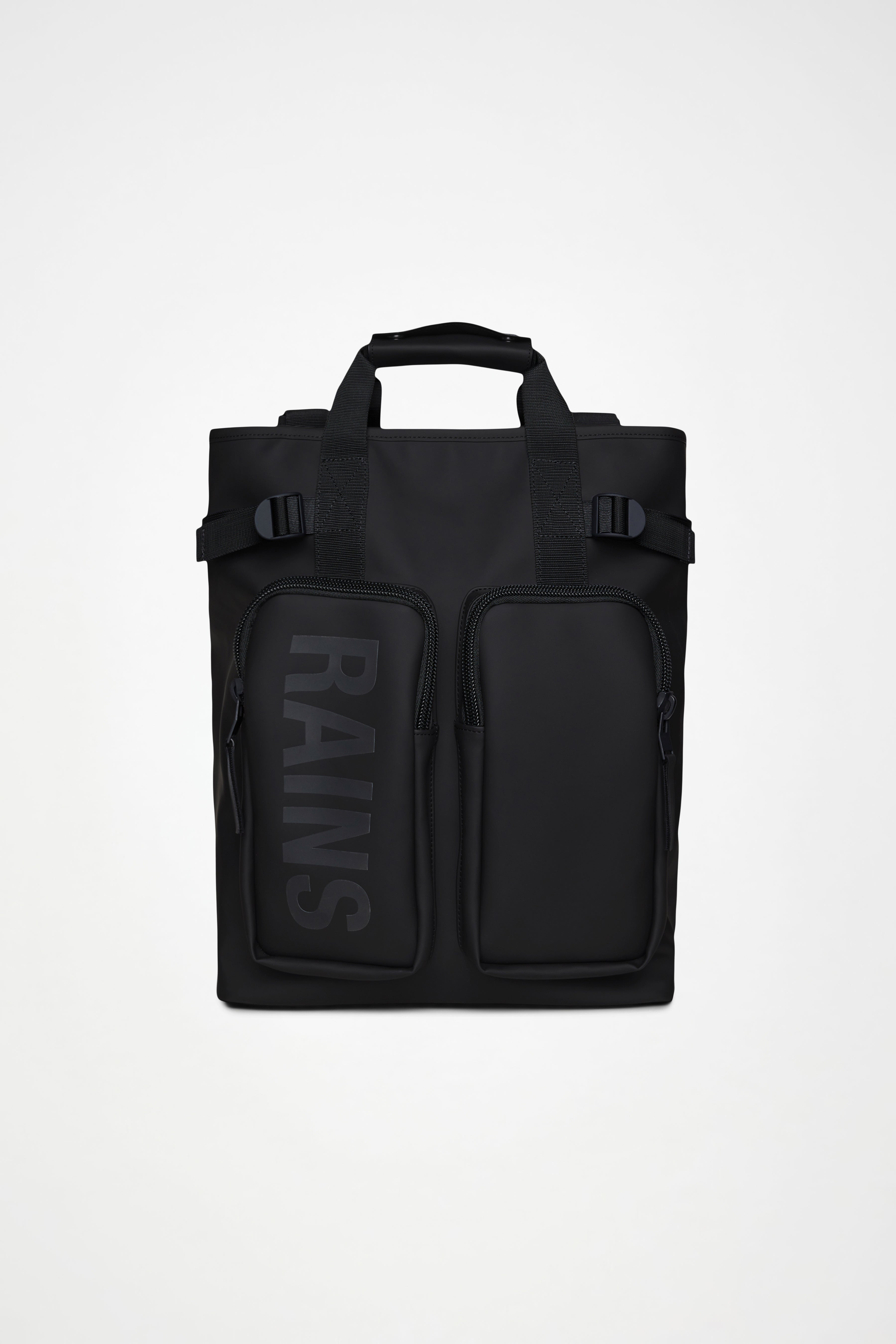 RAINS Texel Tote Backpack Black Backpack