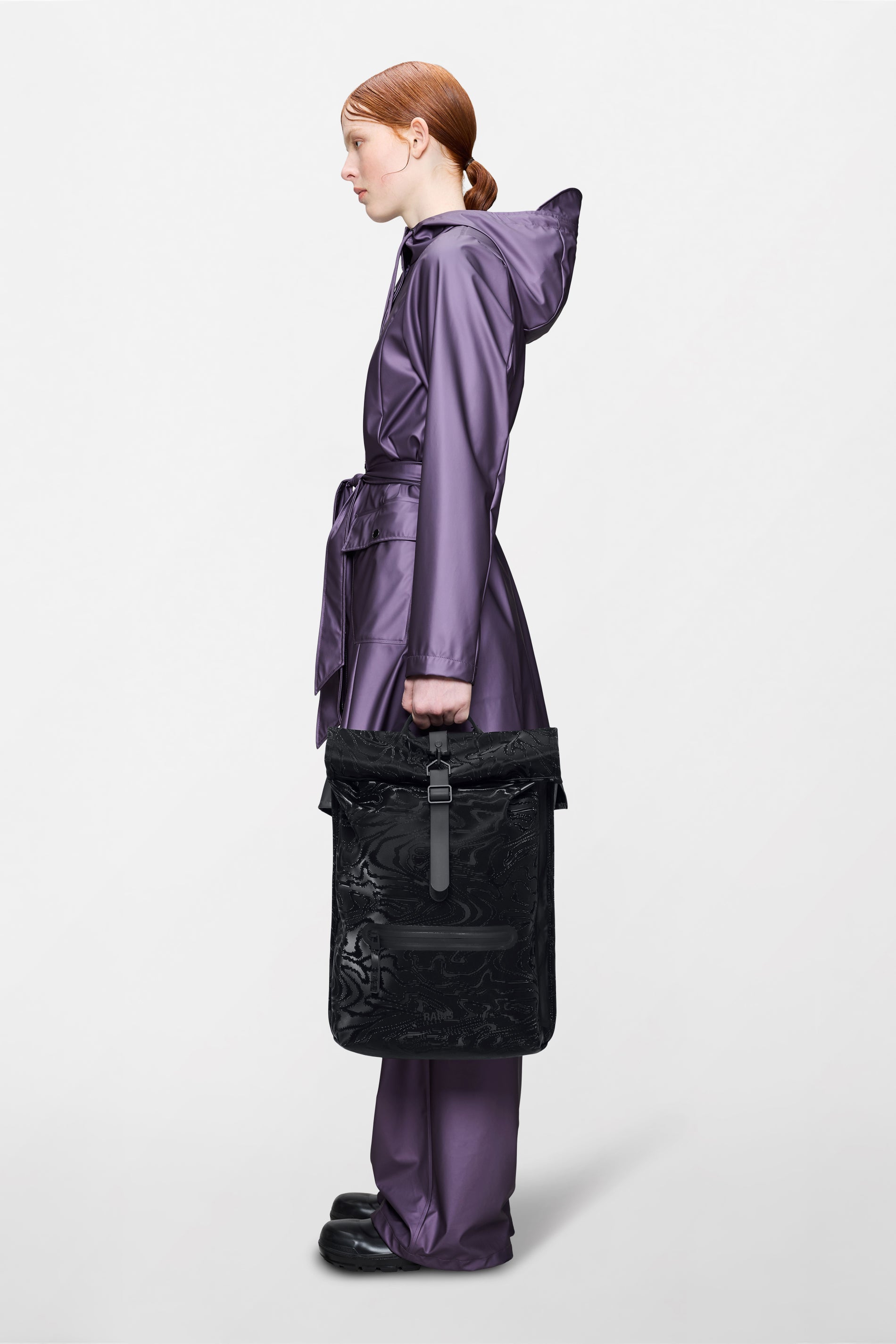 RAINS Rolltop Rucksack Amp 17L H60 x D11 x W32 cm Backpack