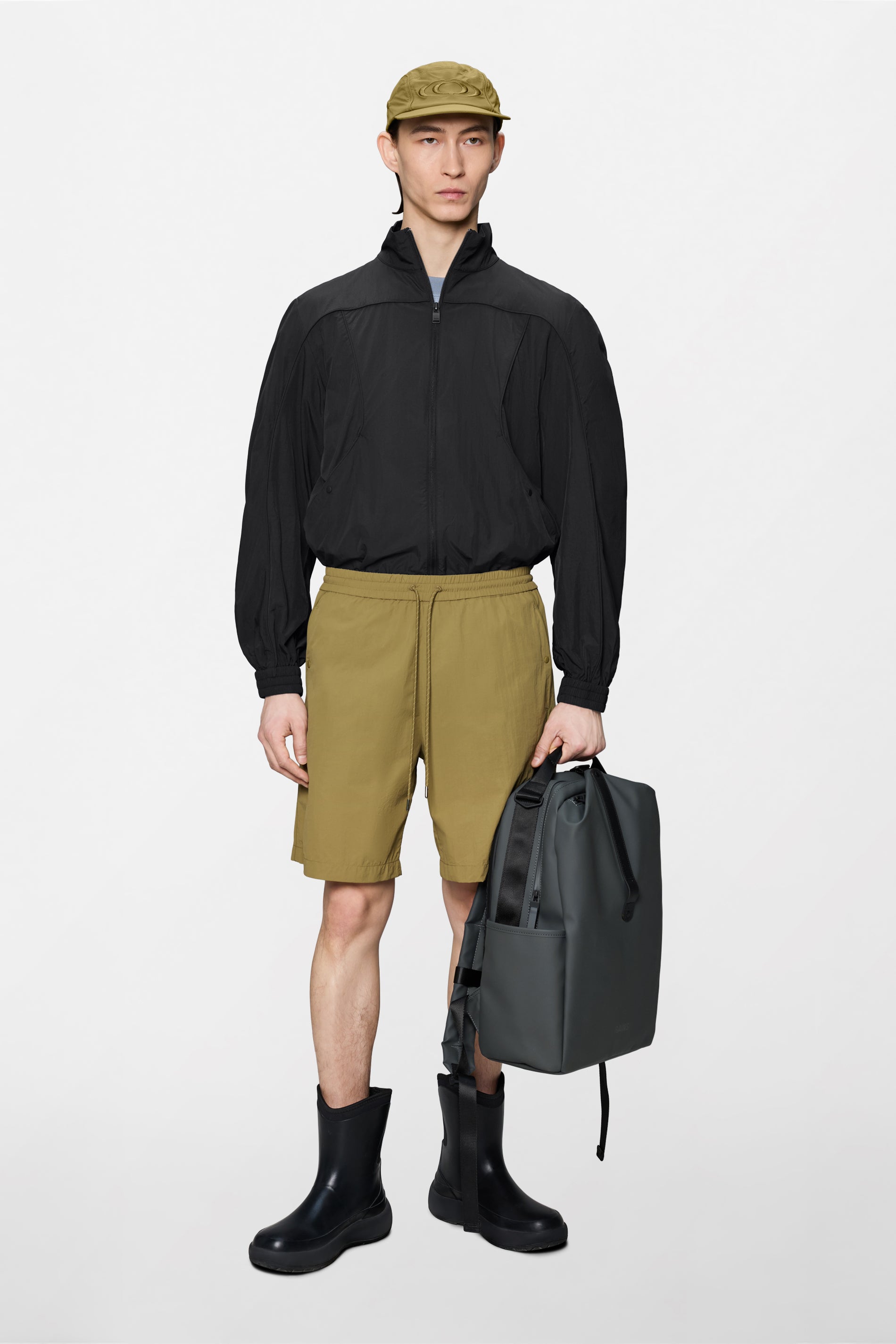 RAINS Cooldown Track Shorts Fawn Shorts