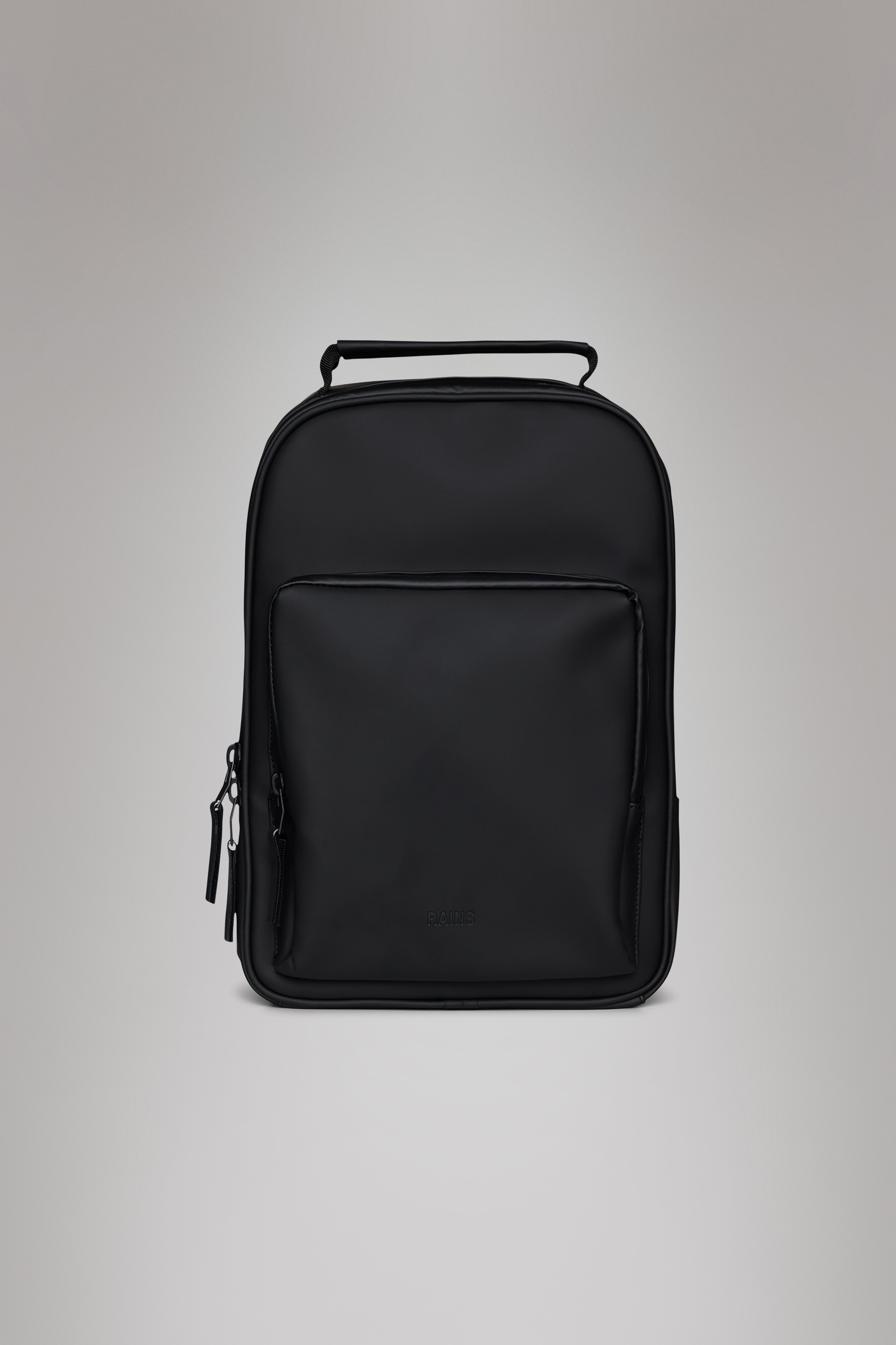 RAINS Book Daypack Black 10L H38 x D10 x W28 cm Backpack