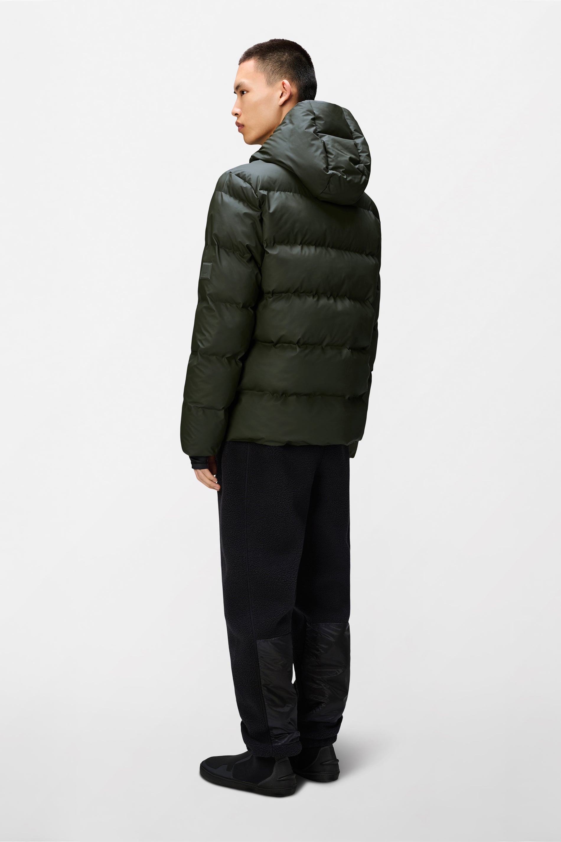 RAINS Alta Puffer Jacket Green Jacket
