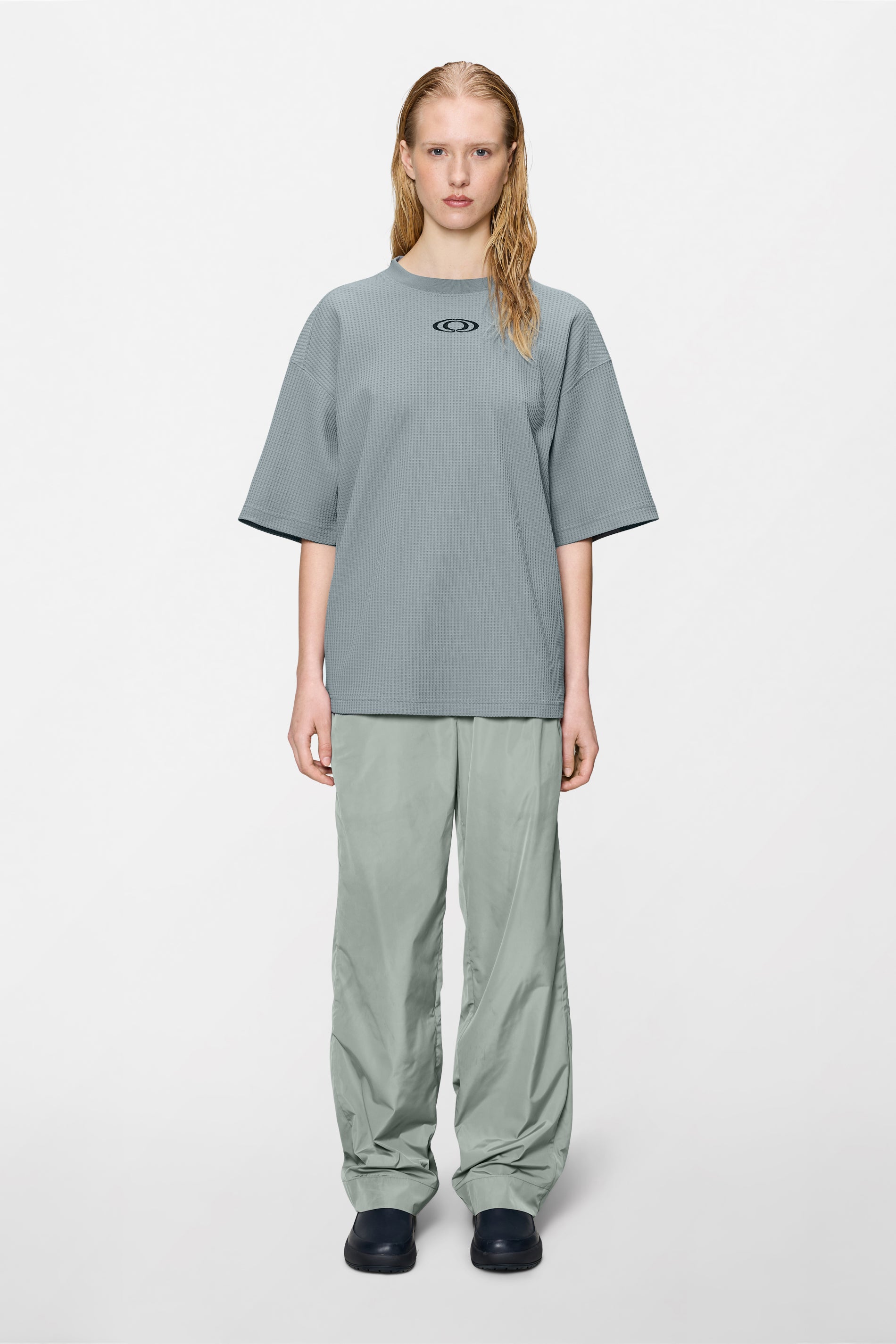 RAINS Waffle T-shirt Splash Pool Short Sleeve