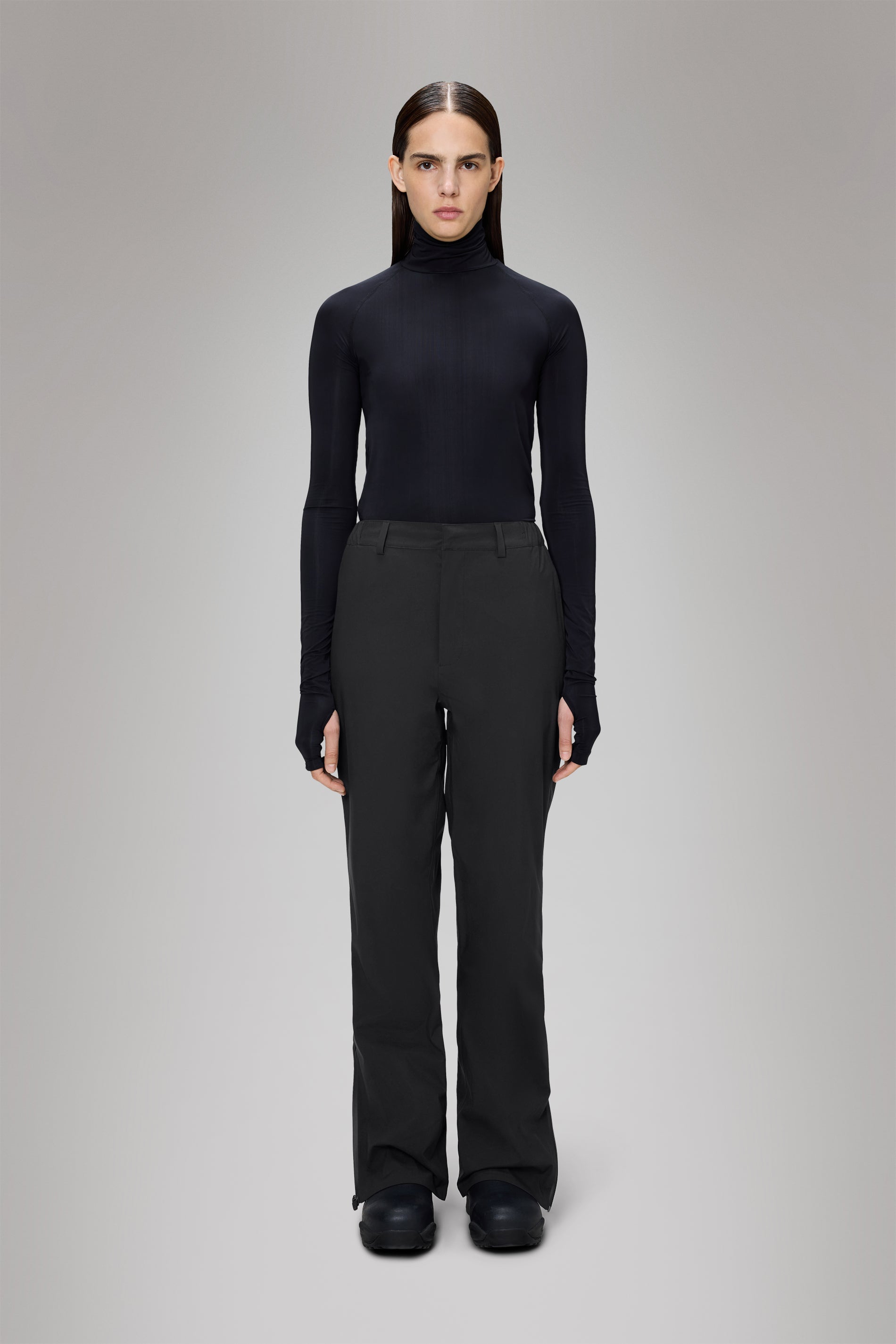 RAINS Suva Hardshell Pants Regular Black Pants