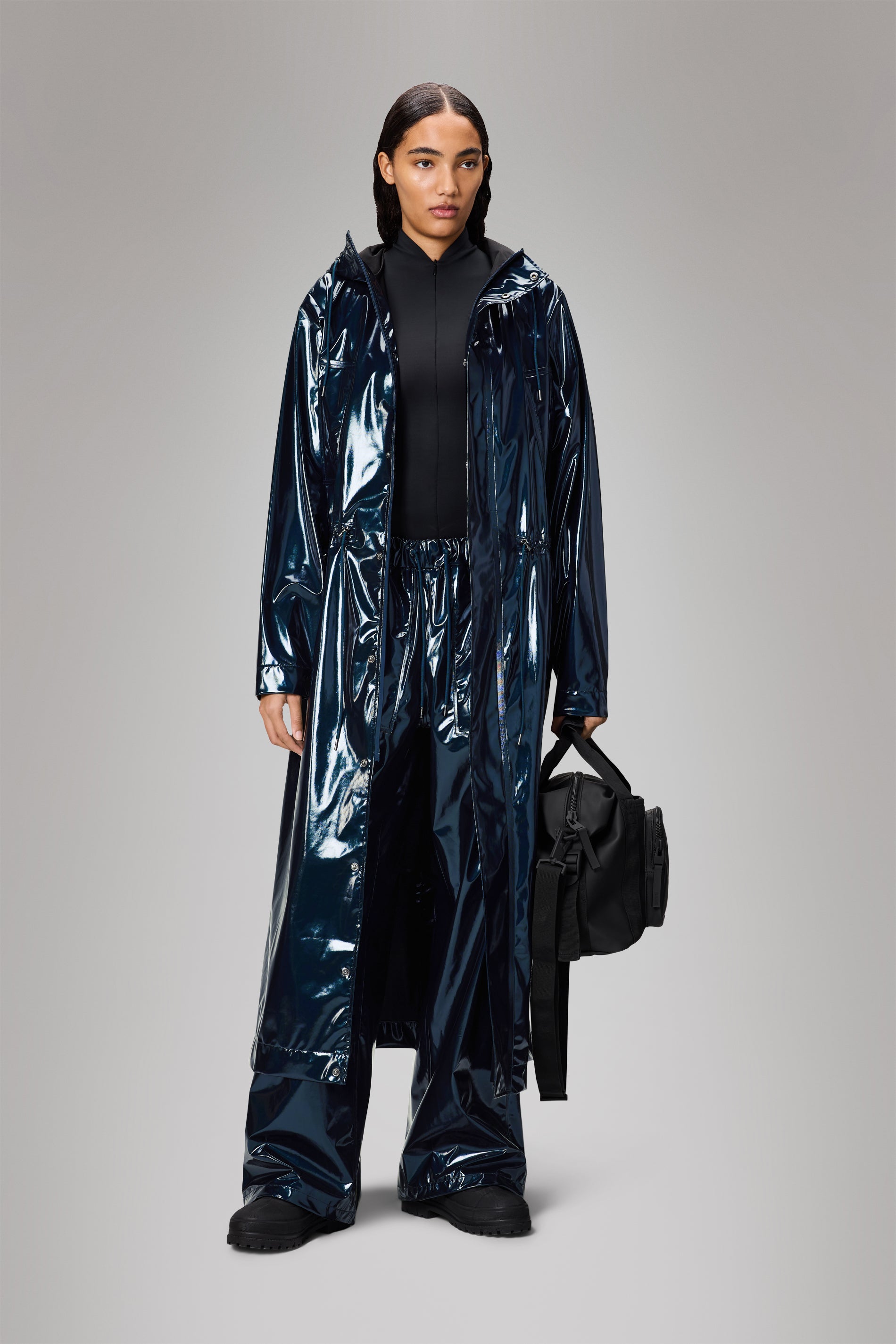 RAINS Bold Longest Jacket Spill Jacket