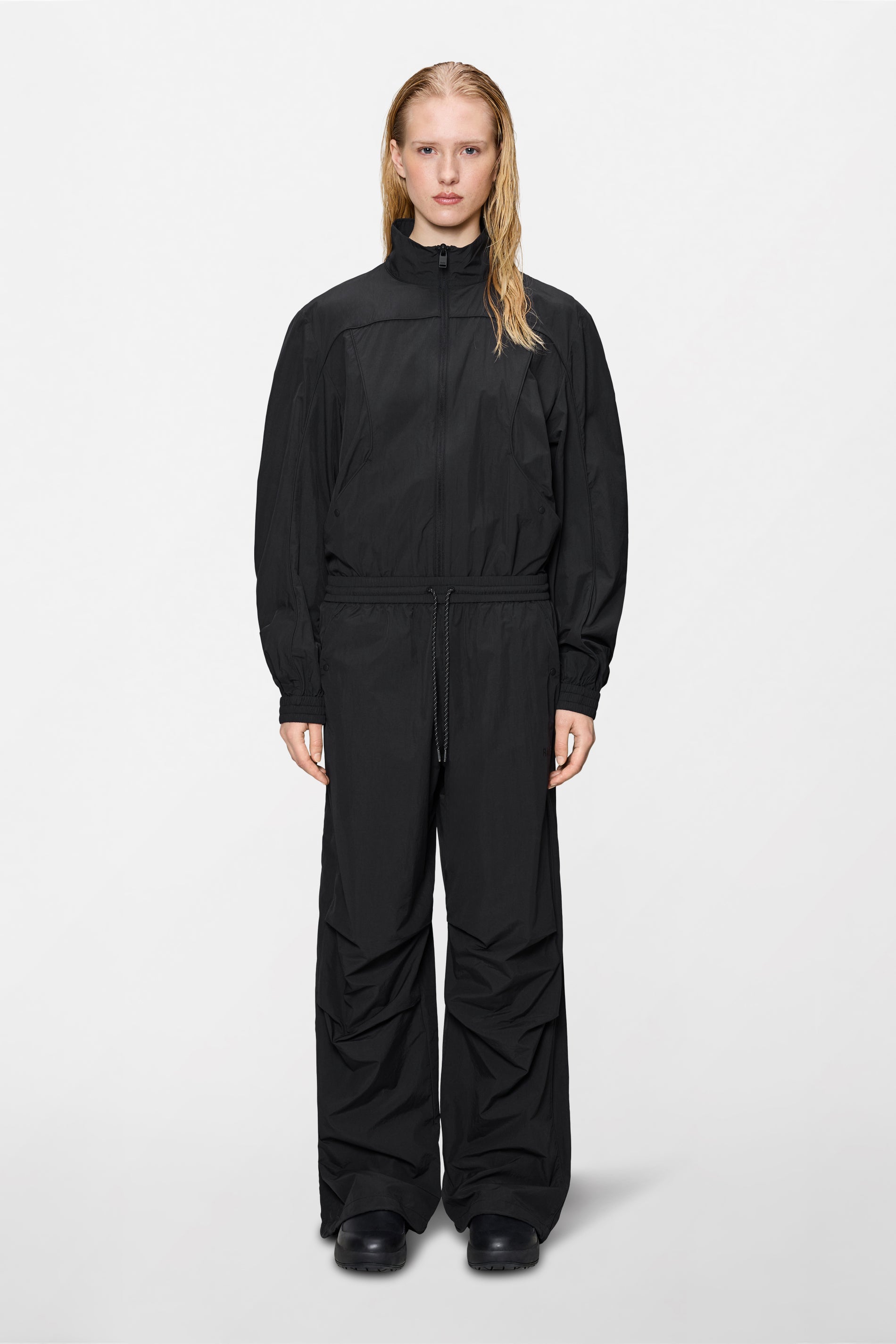 RAINS Cooldown Track Pants Black Pants