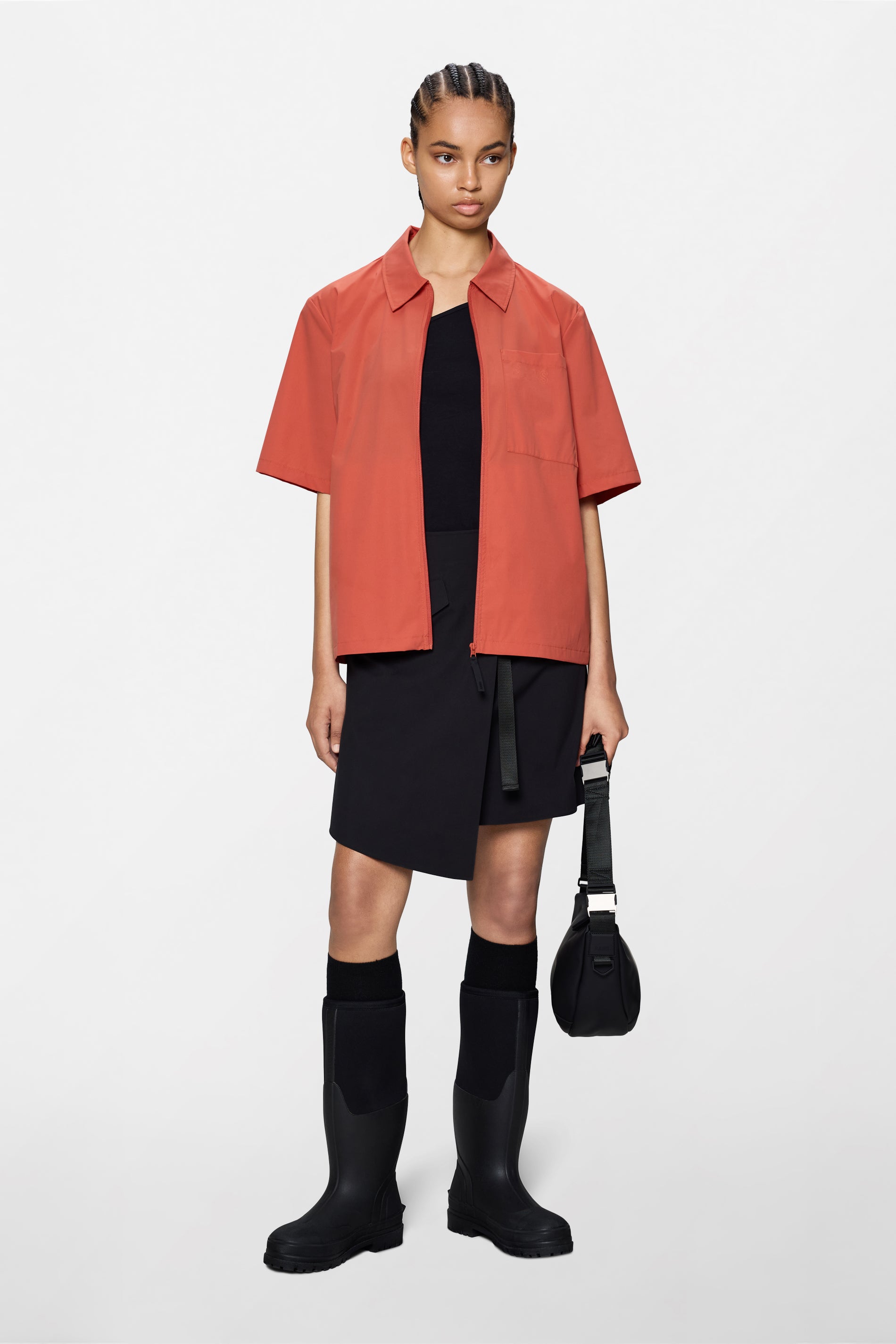 RAINS Mito Short Sleeve Shirt Kiln Short Sleeve