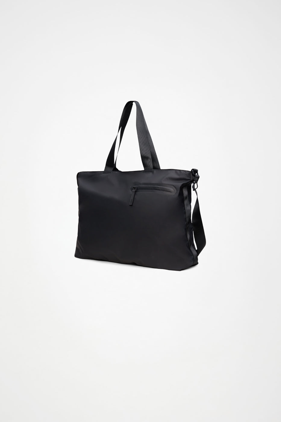 RAINS Dash Messenger Tote Bag Black Tote