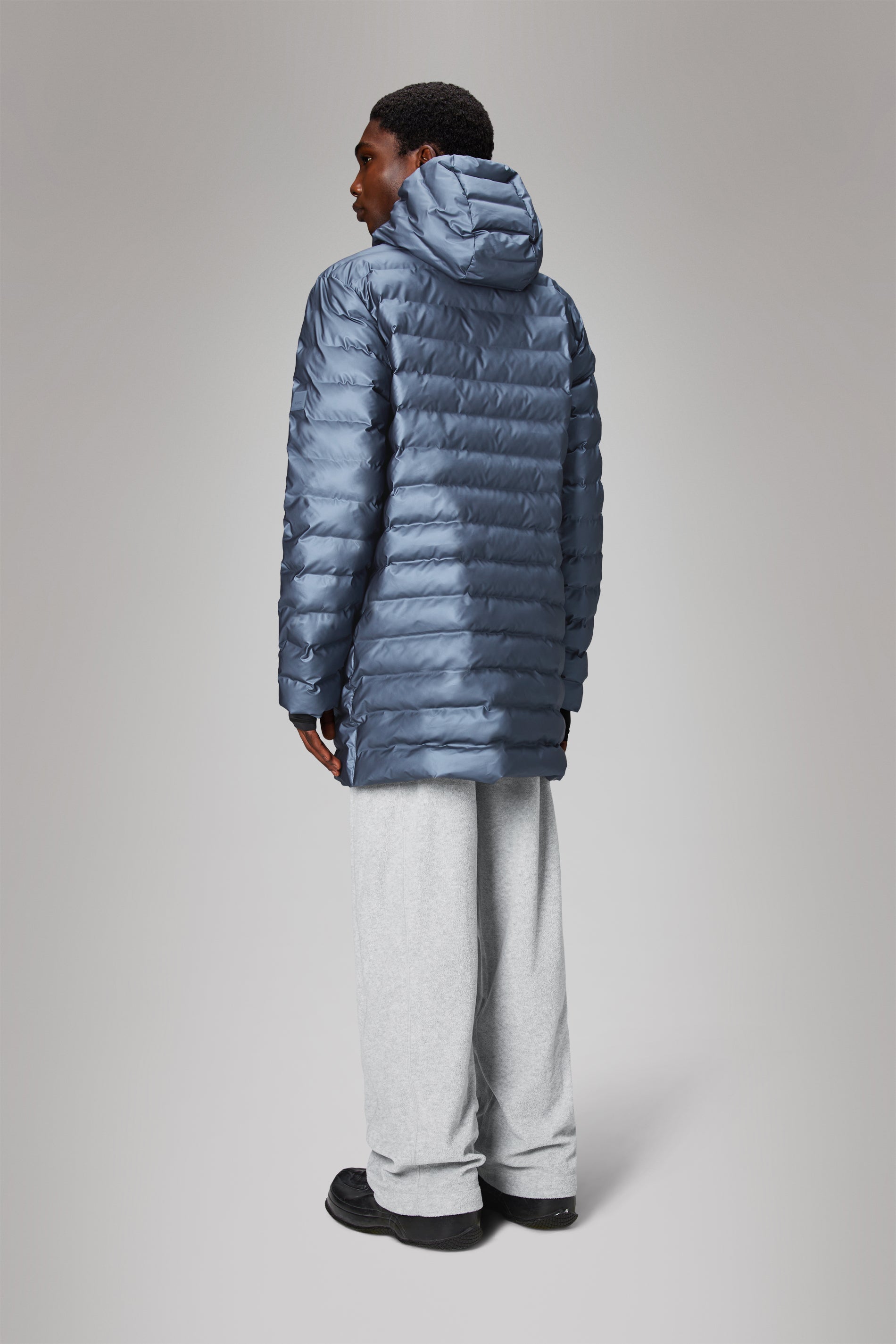 RAINS Lohja Long Puffer Jacket Bay Jacket