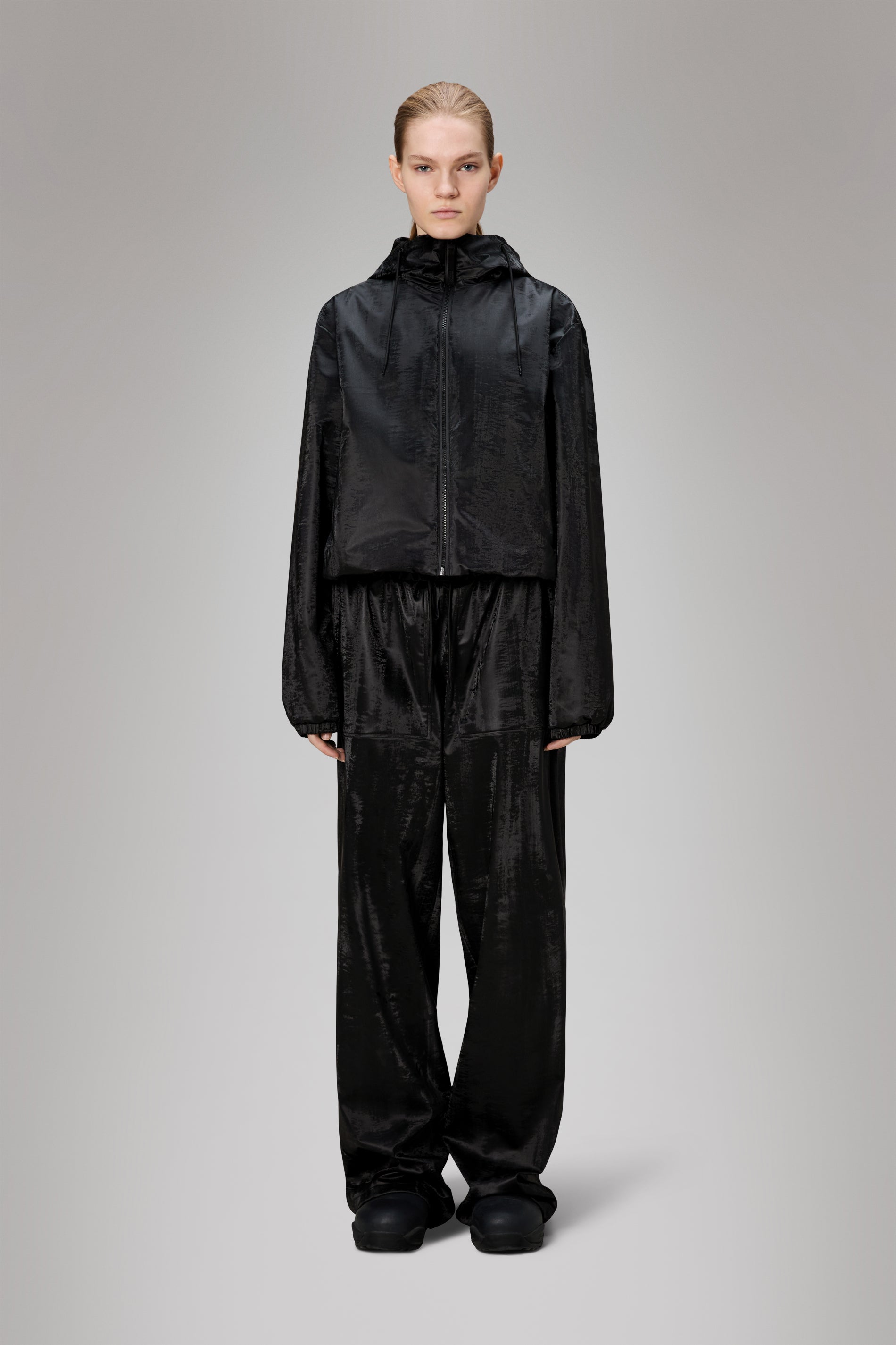 RAINS Lohja Short Insulated Jacket Coal Jacket