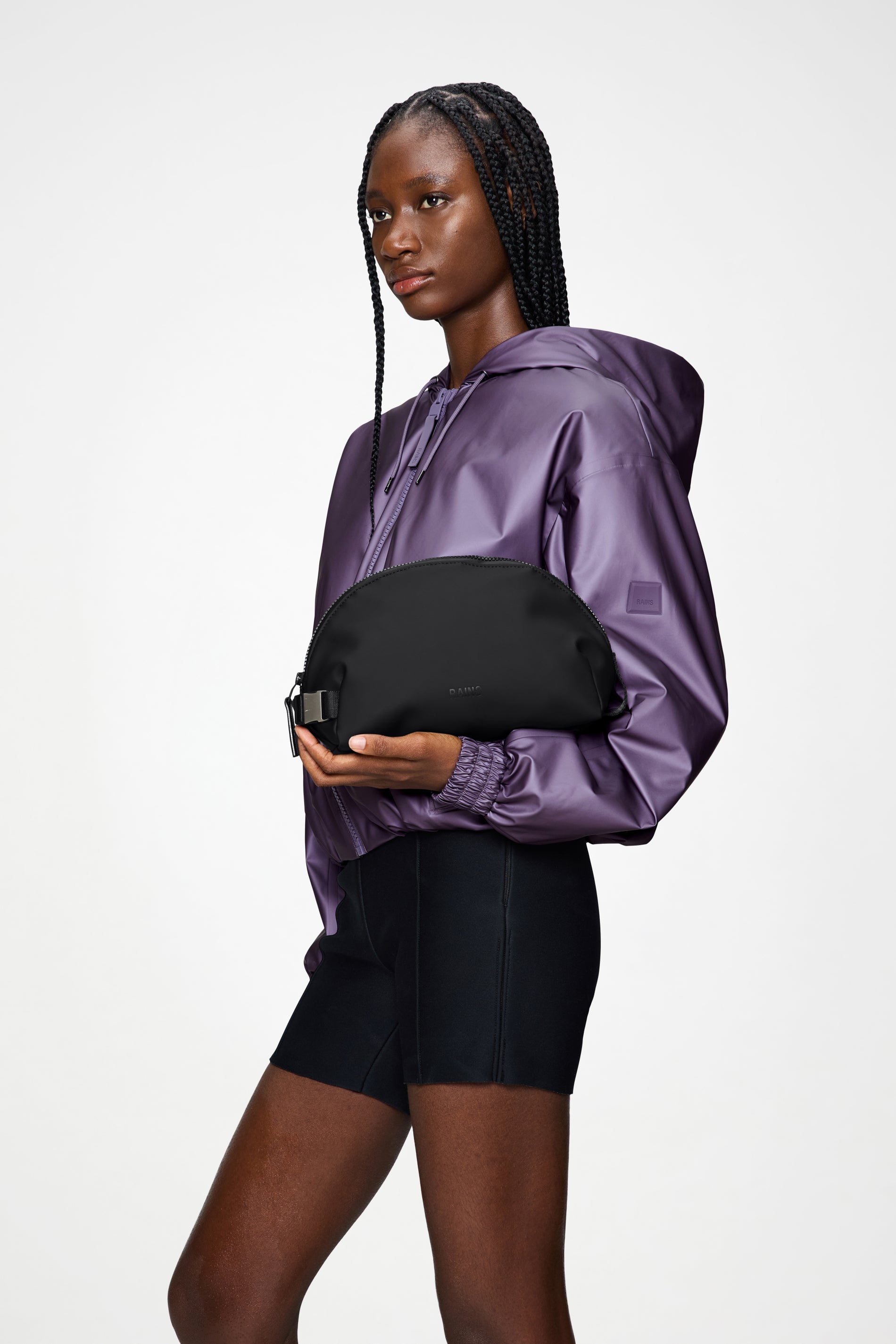 RAINS Valera Wash Bag Black Wash Bag