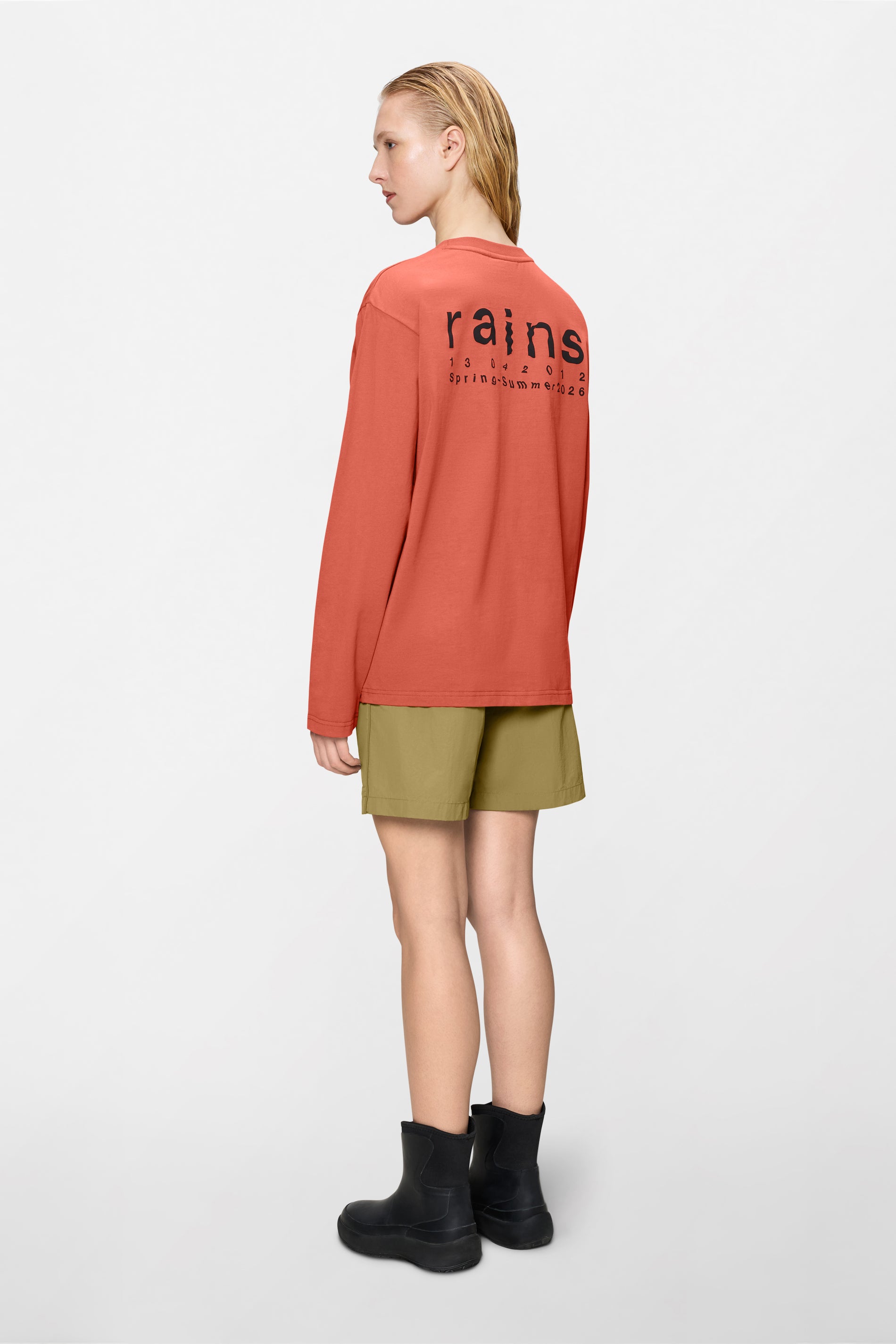 RAINS Classic Long Sleeve T-Shirt Kiln Long Sleeve
