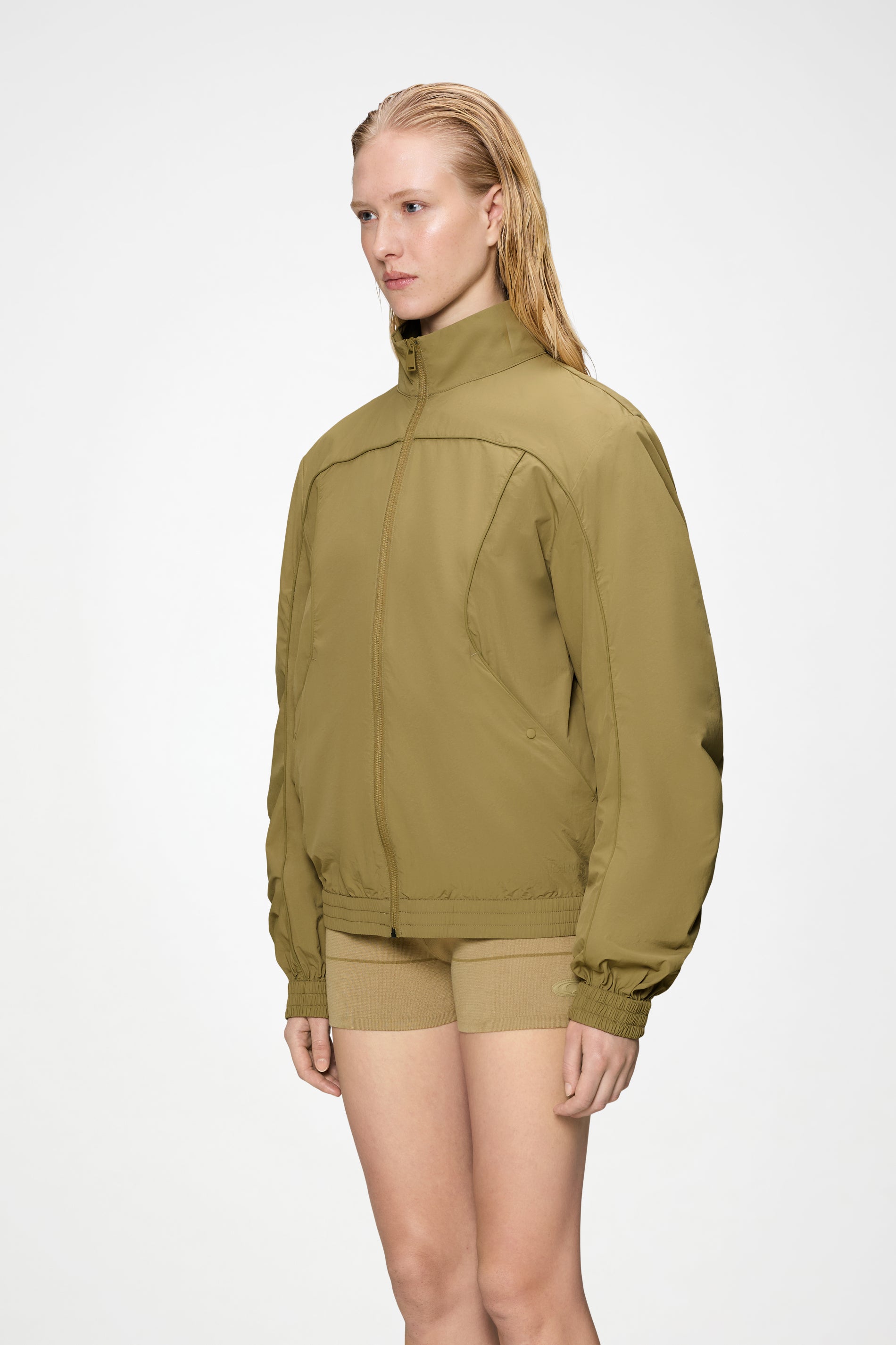 RAINS Cooldown Track Top Fawn Jacket